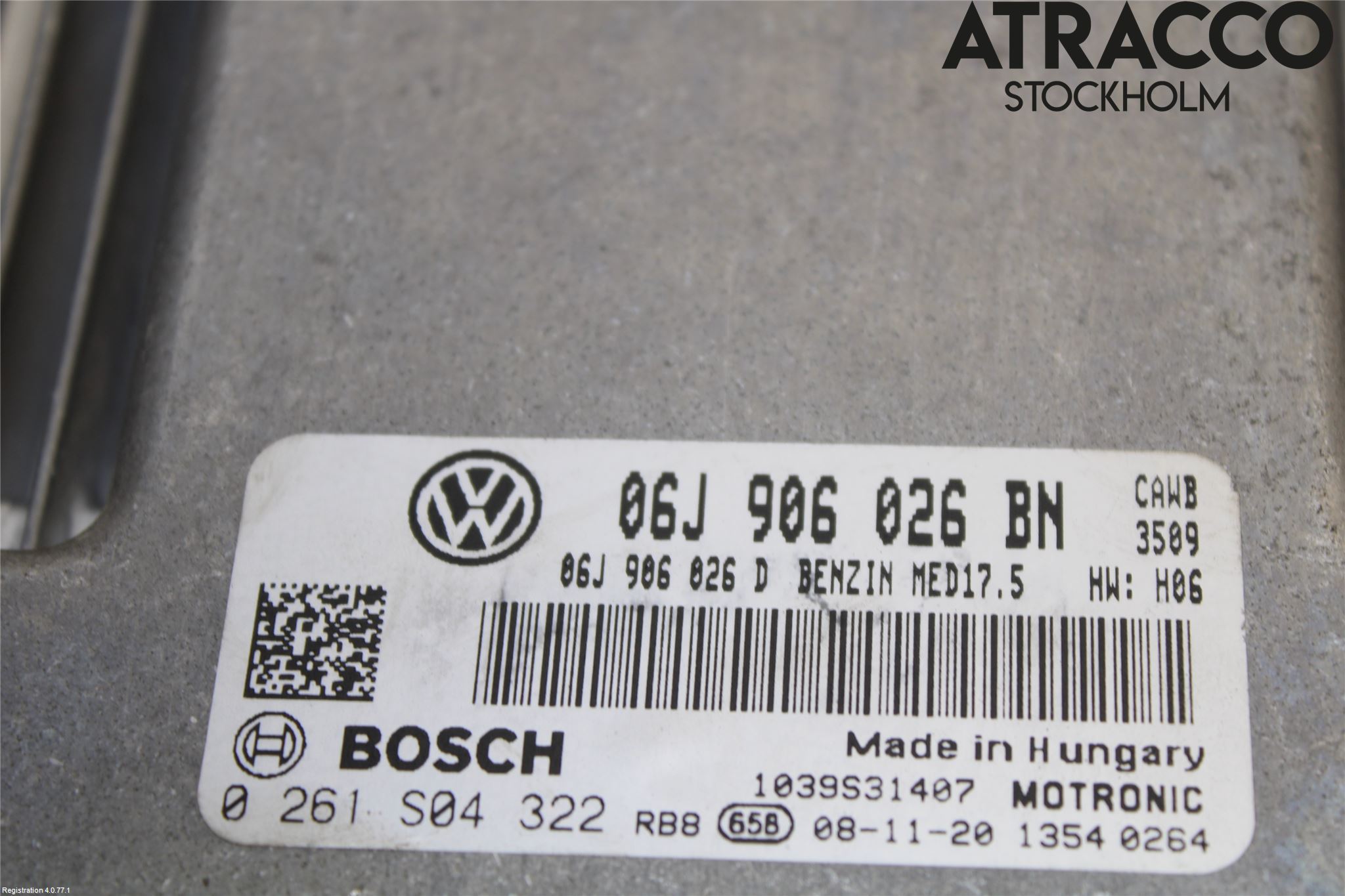 Volkswagen VW PASSAT CC 08-16 Styrenhet Insprut Bensin