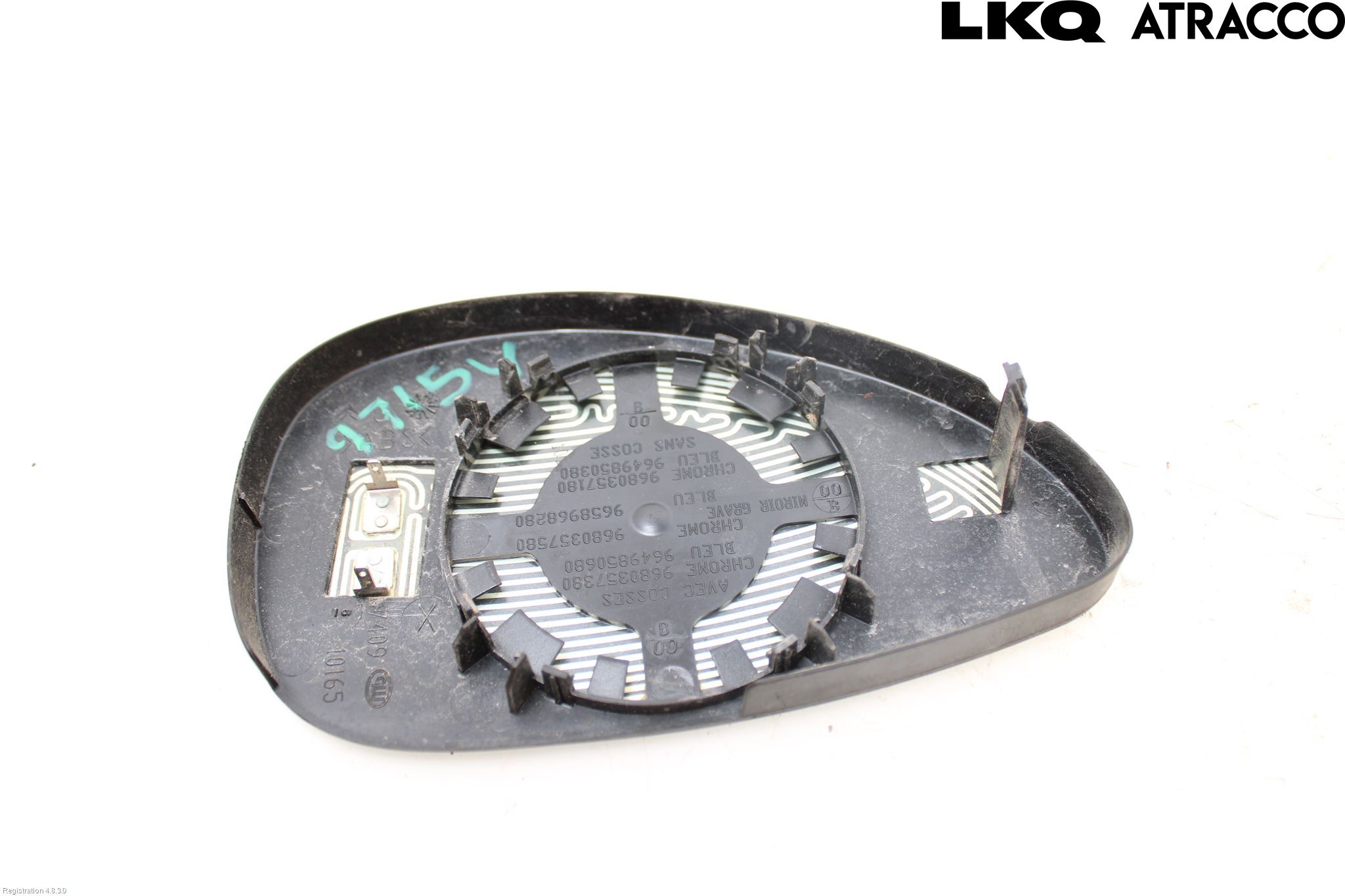 Citroen C4 I   05-10 Spegelglas Vä