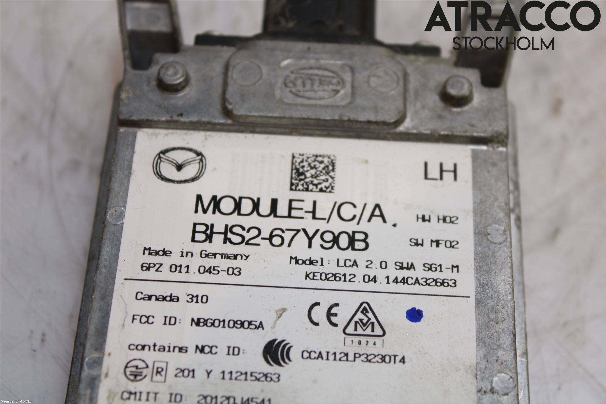 Mazda 3 III 14-19 Sensor Aktivt Kollisionsskydd