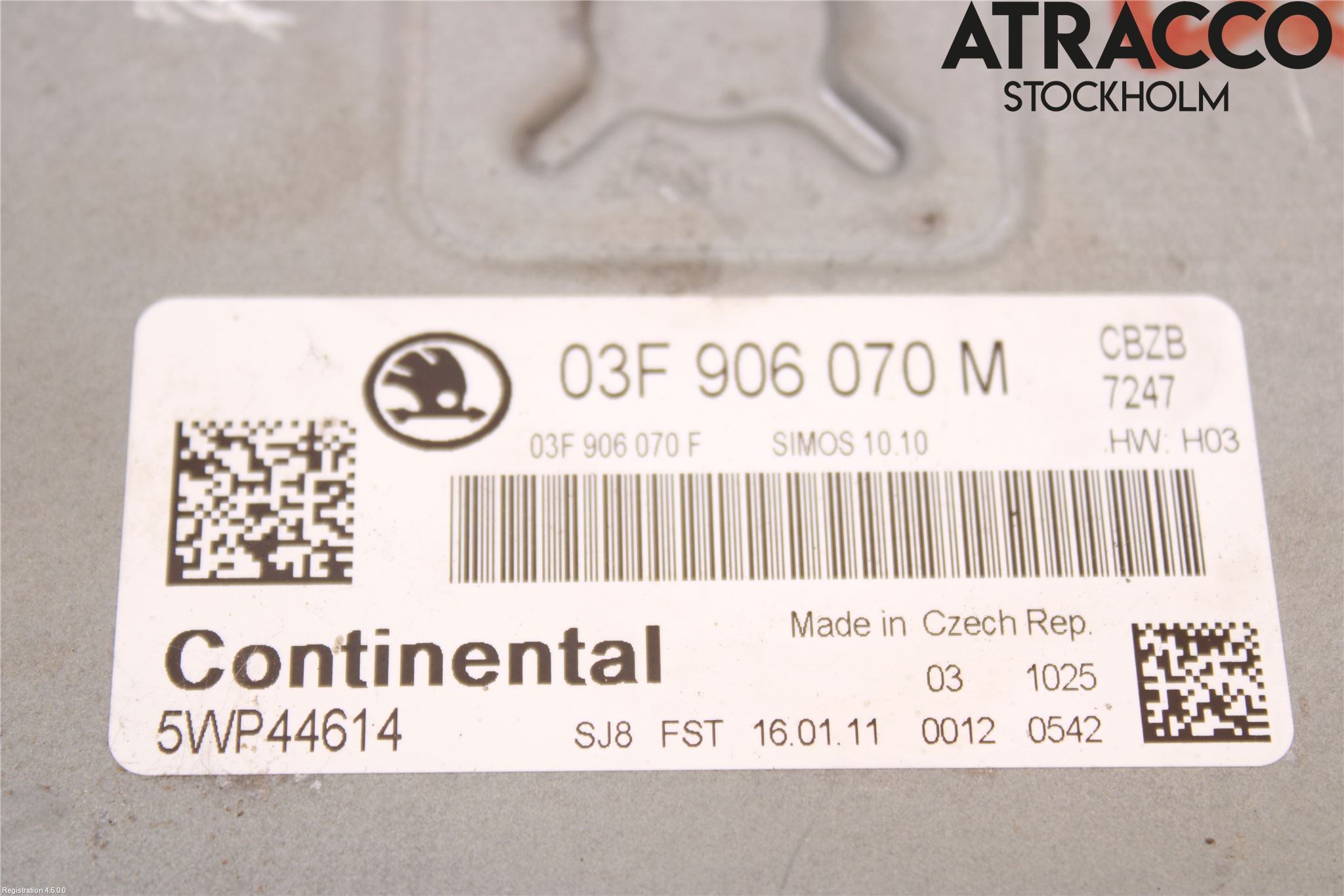 Skoda YETI Styrenhet Insprut Bensin