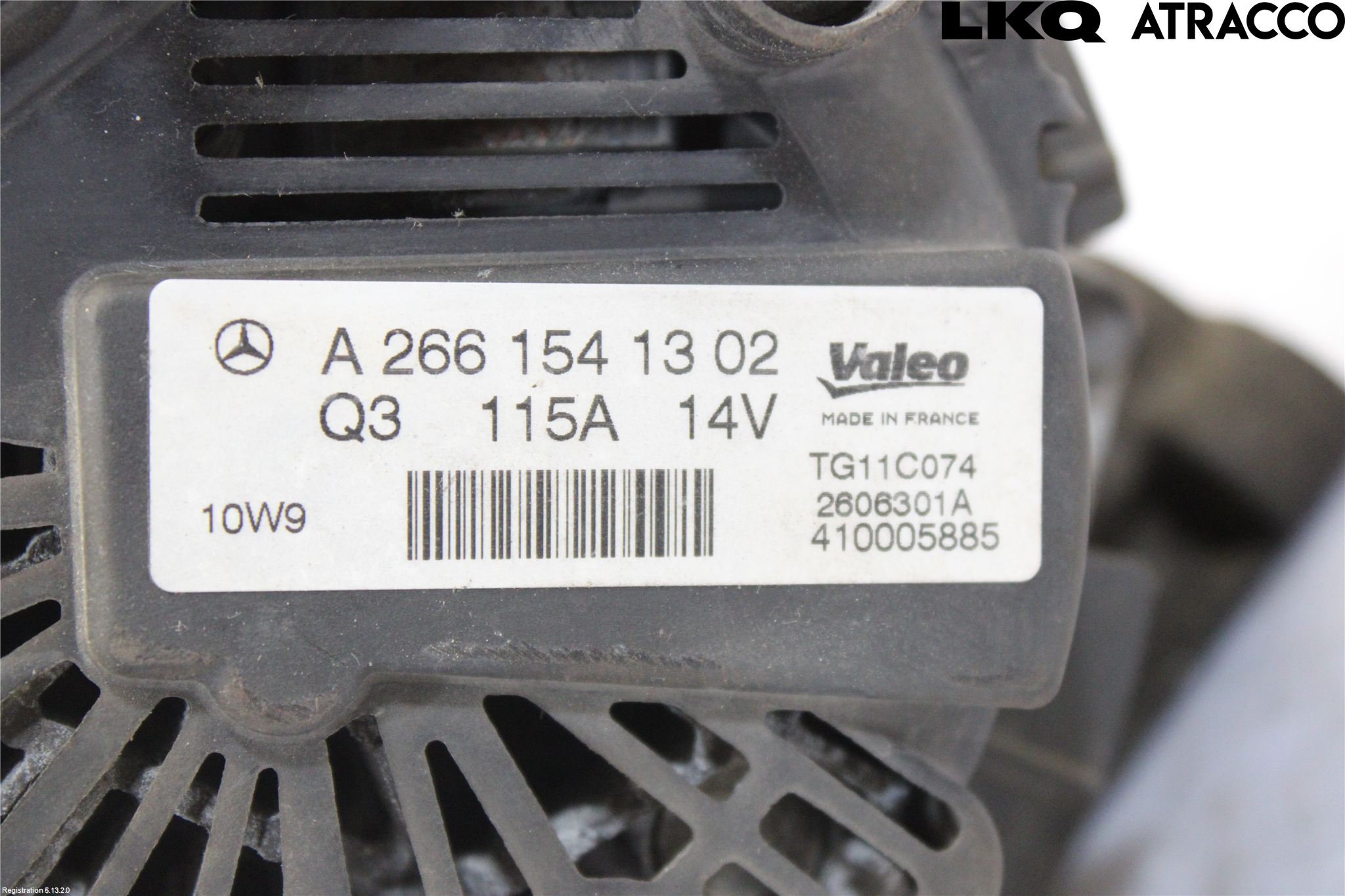 Mercedes-Benz MB B-KLASS (W245) 05-12 Generator