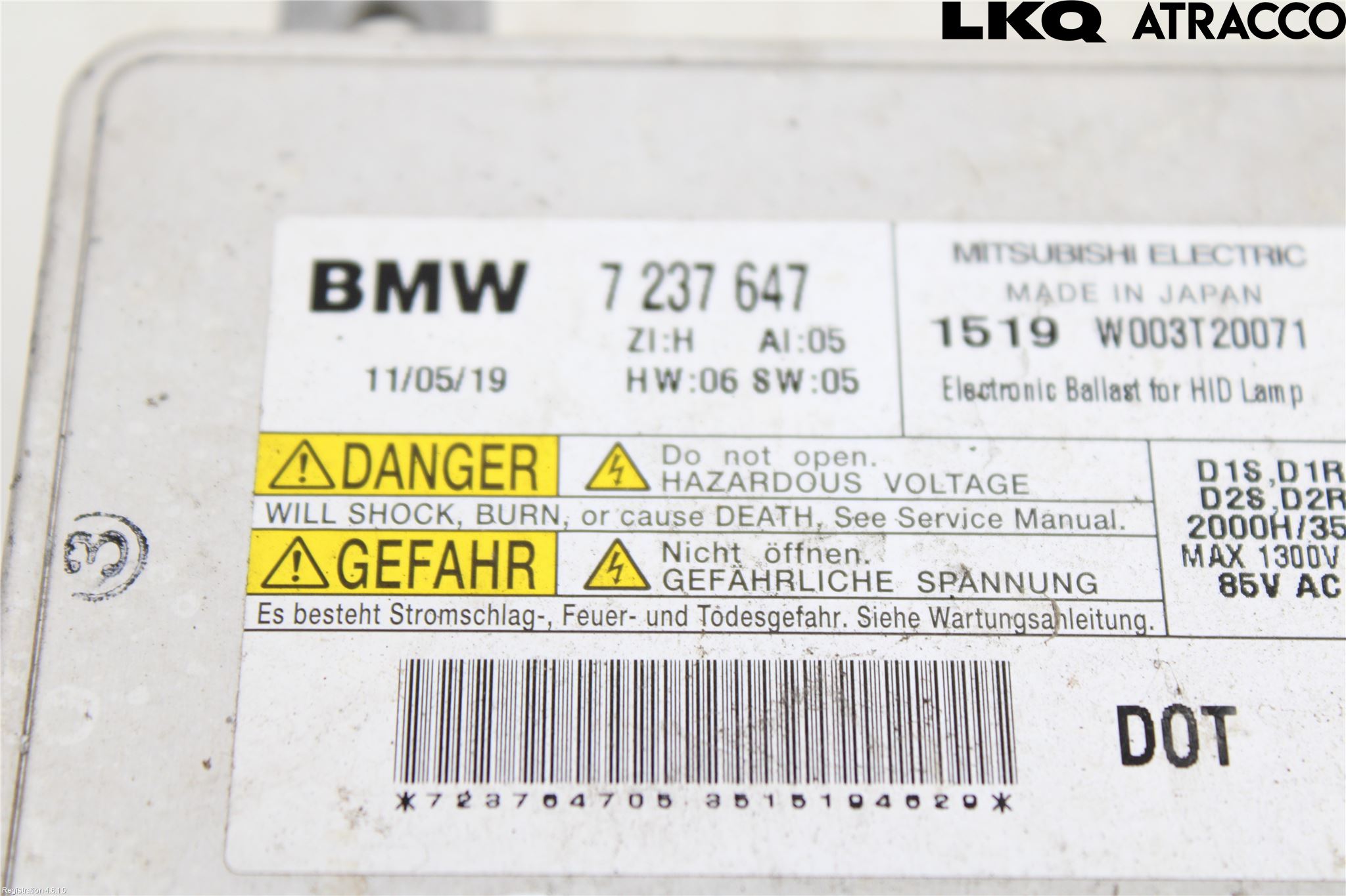 BMW 3 E90/91 SED/TOU 05-12 Styrenhet Strålkastare