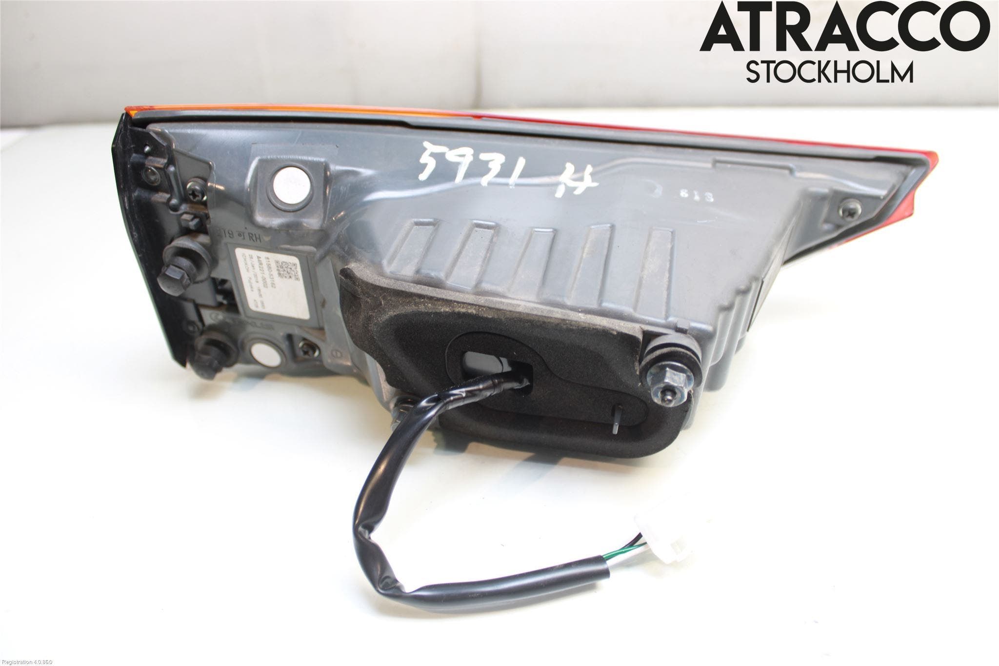 Lexus IS 250/350 14-20 Bakljus Lucka Hö