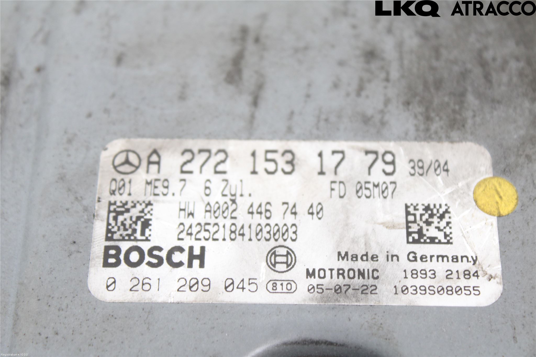 Mercedes-Benz MB R-KLASS (W251) 05-13 Styrenhet Insprut Bensin