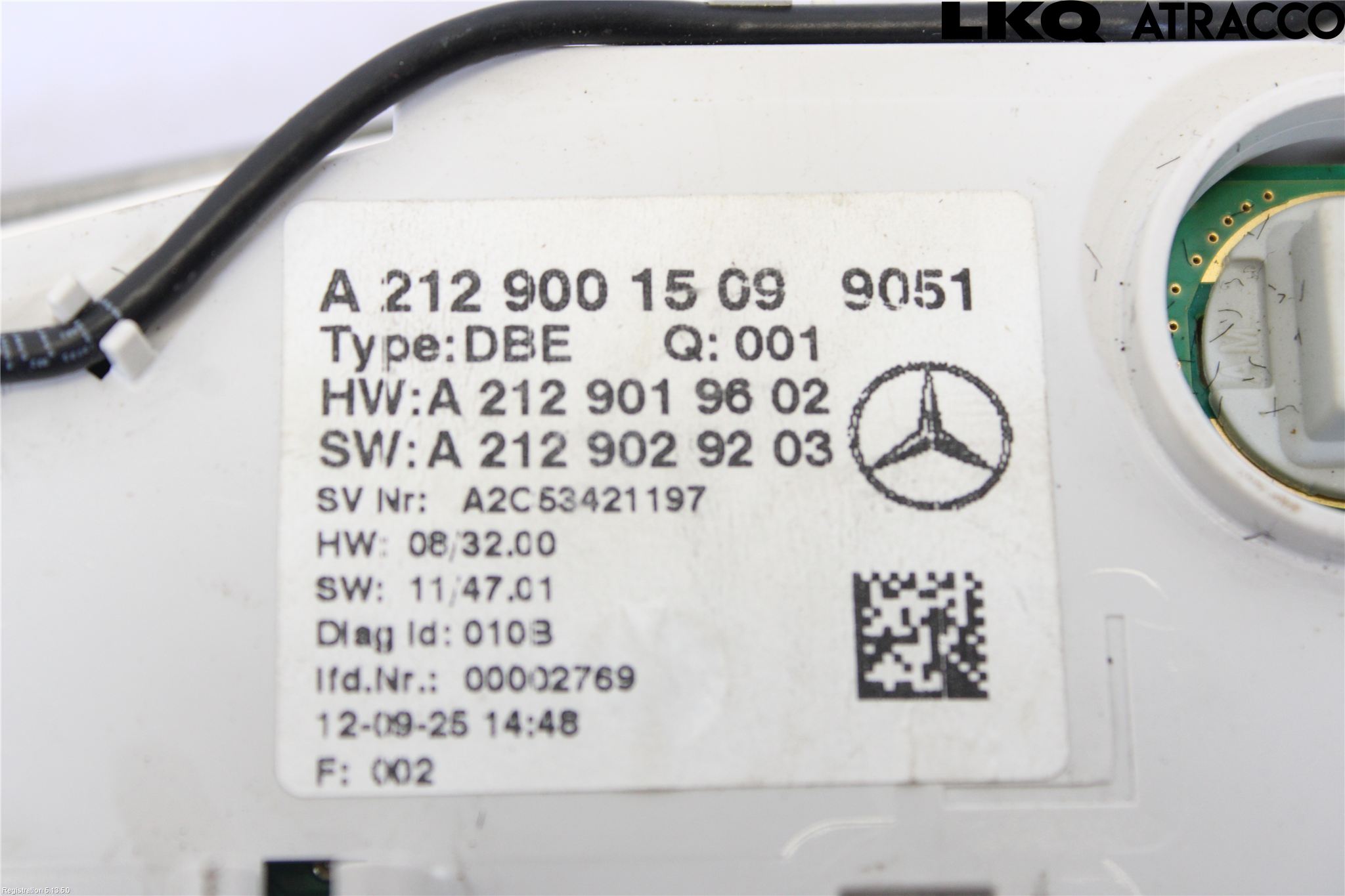 Mercedes-Benz MB E-KLASS (W212) 09-16 Innerbelysning