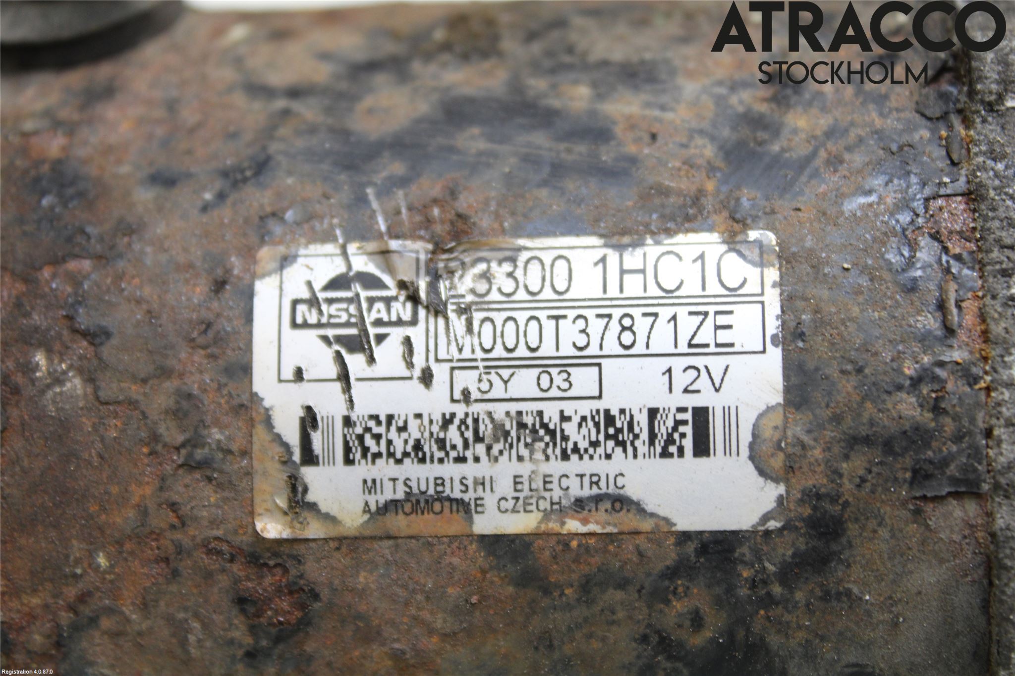 Nissan NOTE E12 14-20 Startmotor