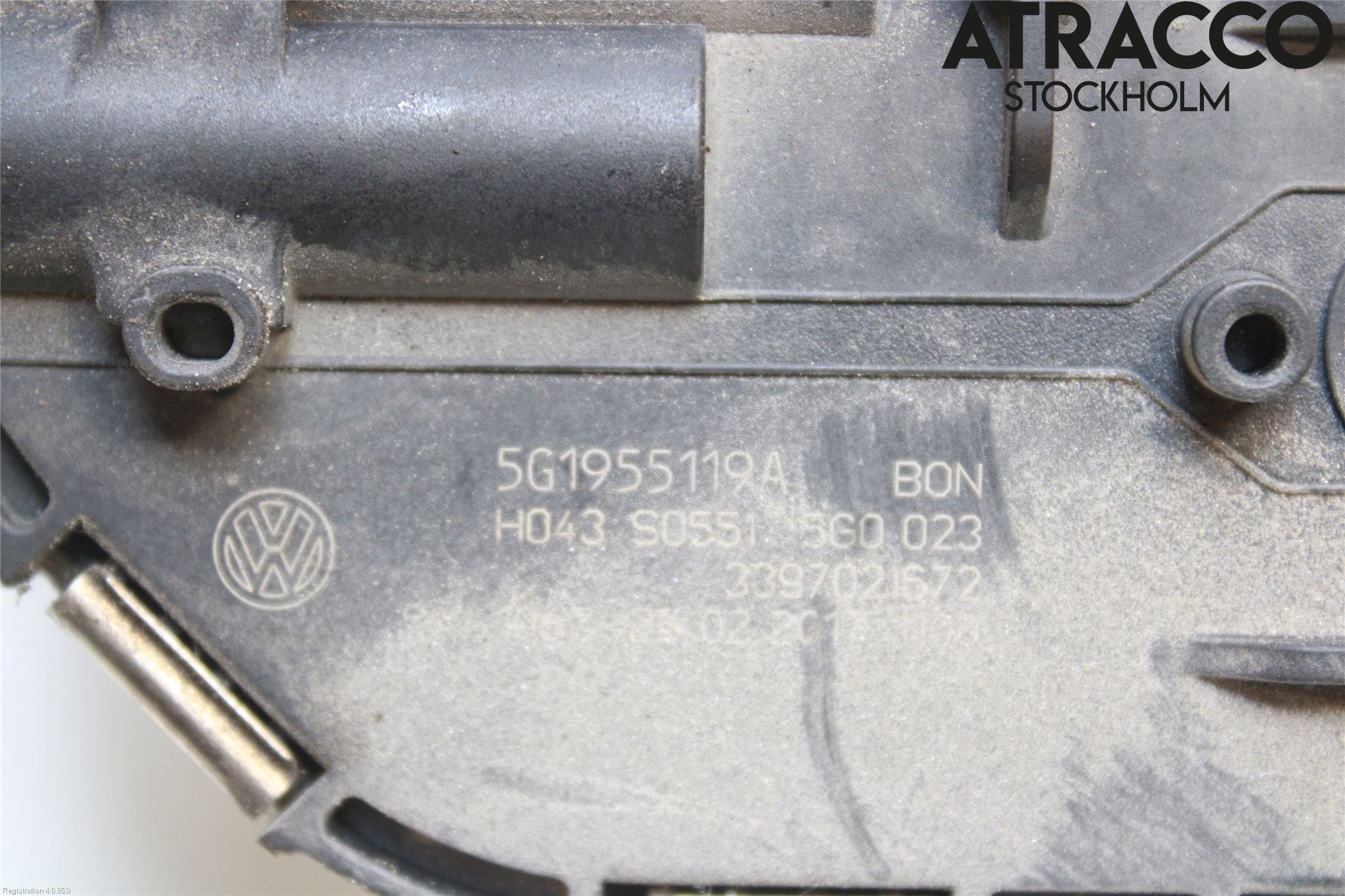 Volkswagen VW GOLF / E-GOLF VII 13-20 Torkarmotor Vindruta