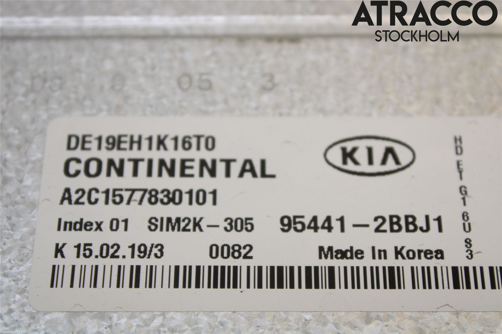 Kia NIRO (DE) 17-22 Styrenhet Insprut Bensin