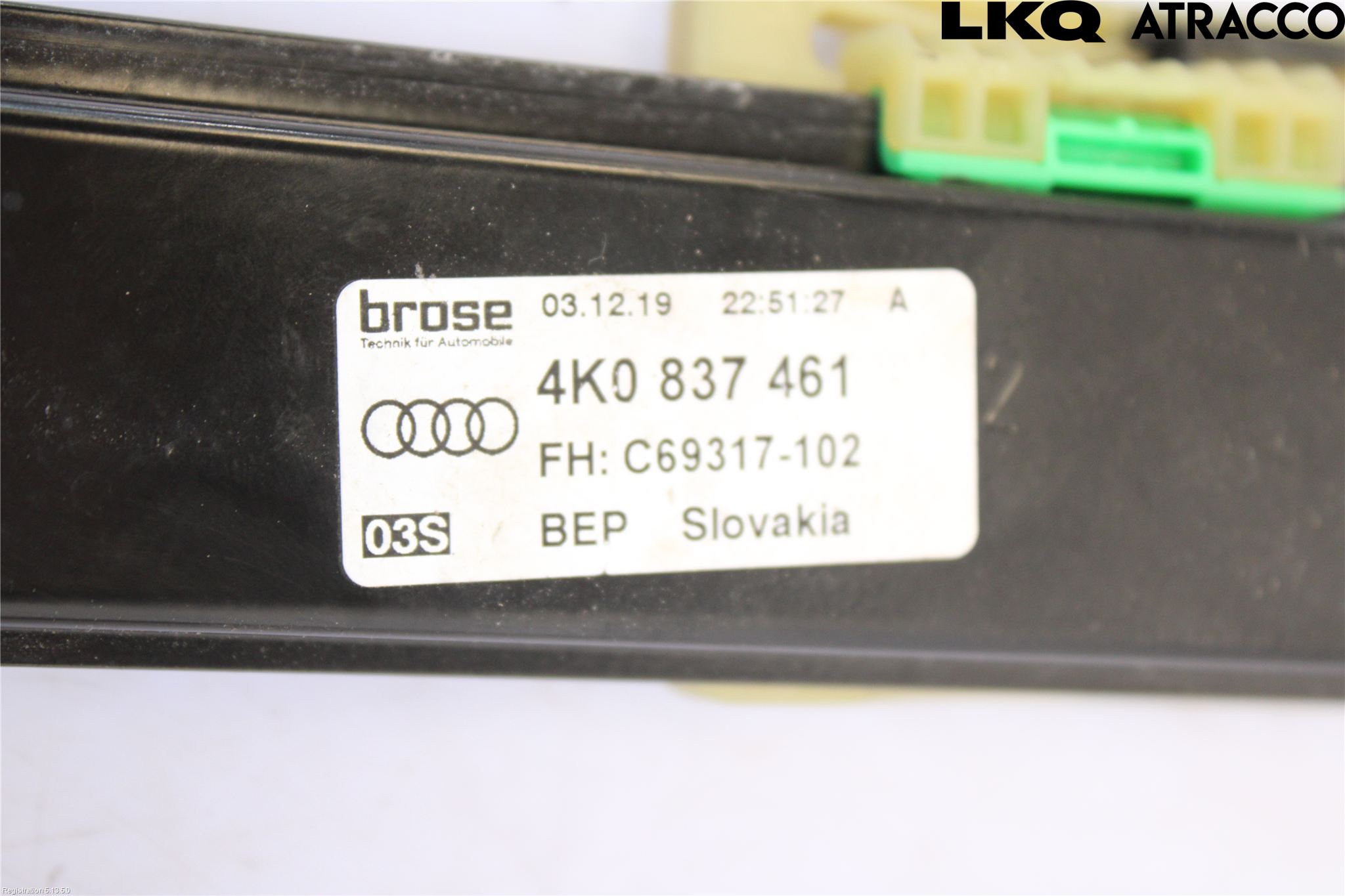 Audi A6 F2/C8 19- Fönsterhissmekanism