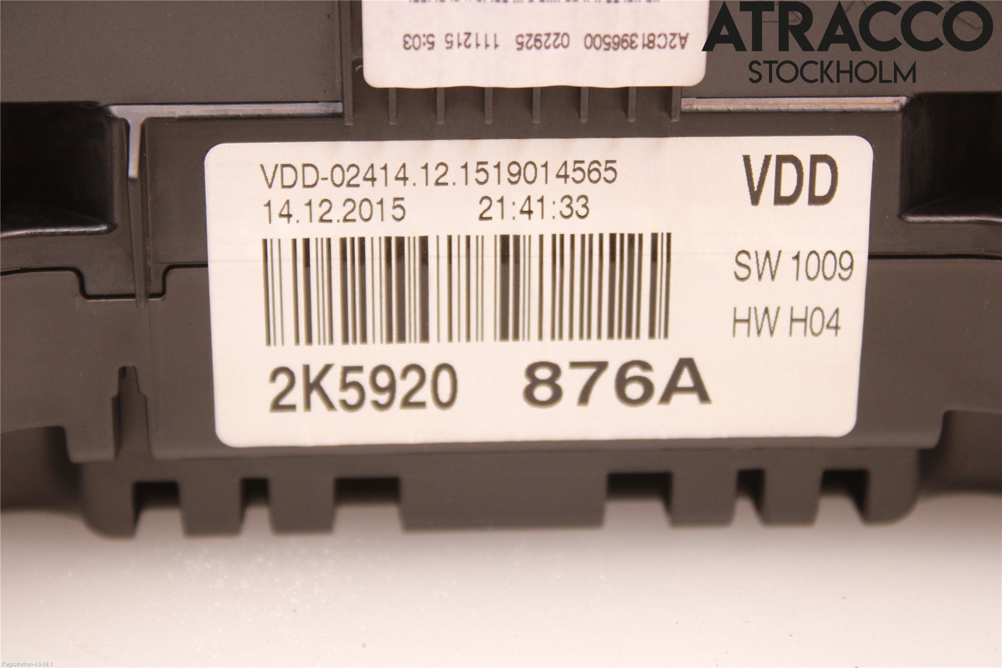 Volkswagen VW CADDY 16-20 Instrument Komb