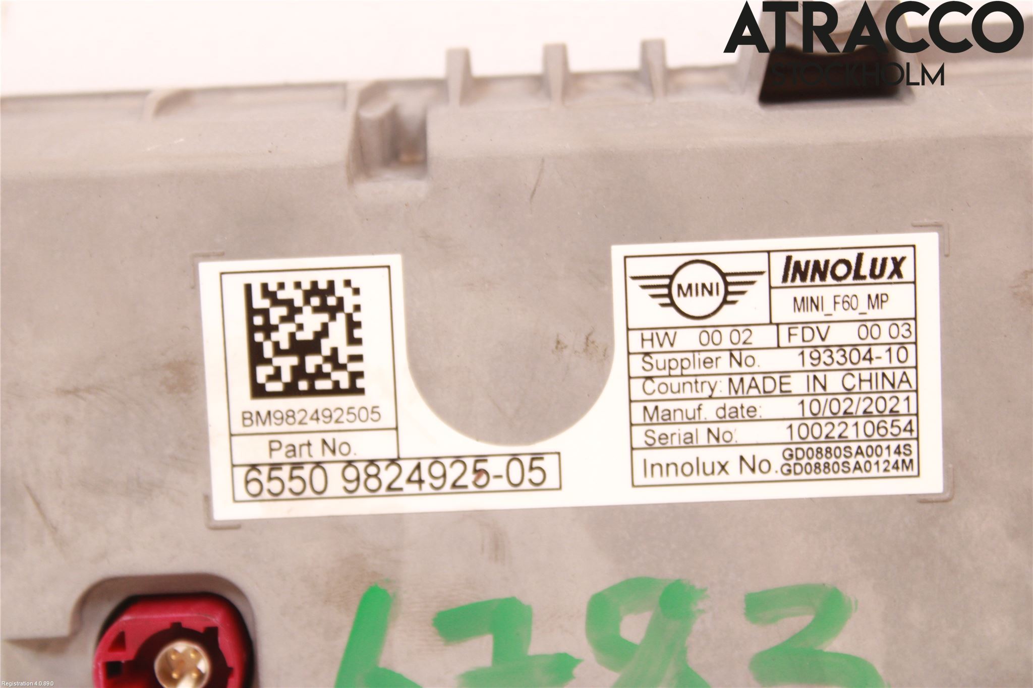 Mini ONE/COOPER 5DR F55 14-24 Bildskärm