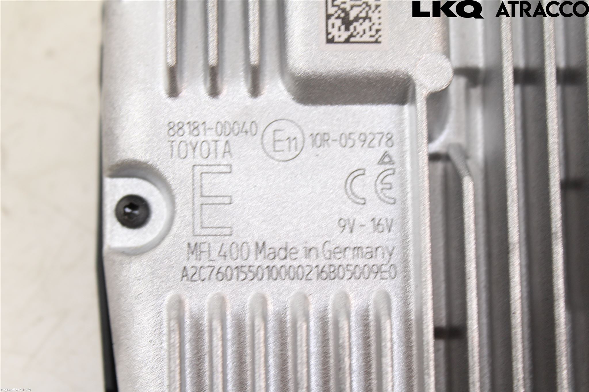 Toyota YARIS XP130 15-20 Sensor Aktivt Kollisionsskydd