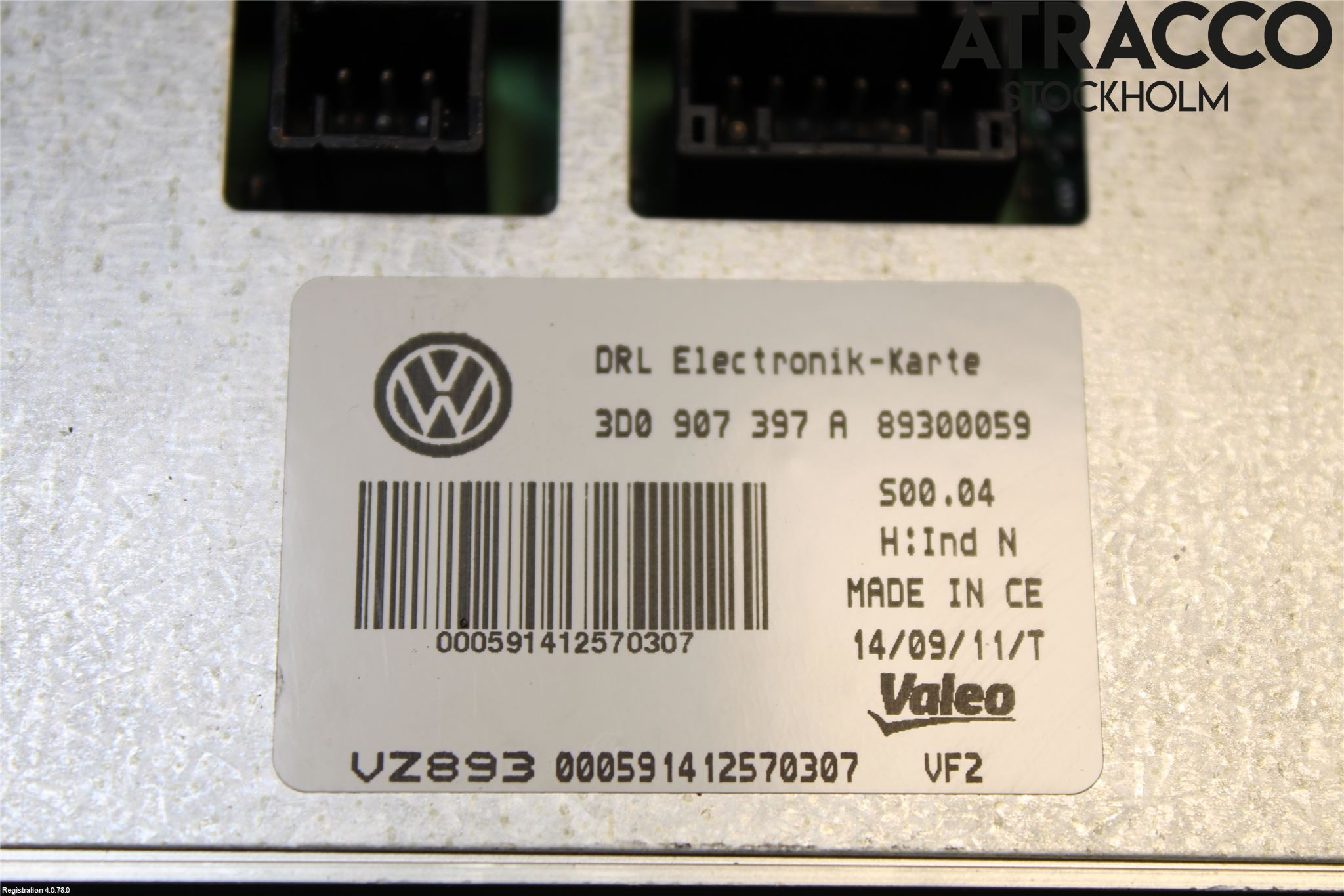 Volkswagen VW PHAETON Styrenhet Strålkastare