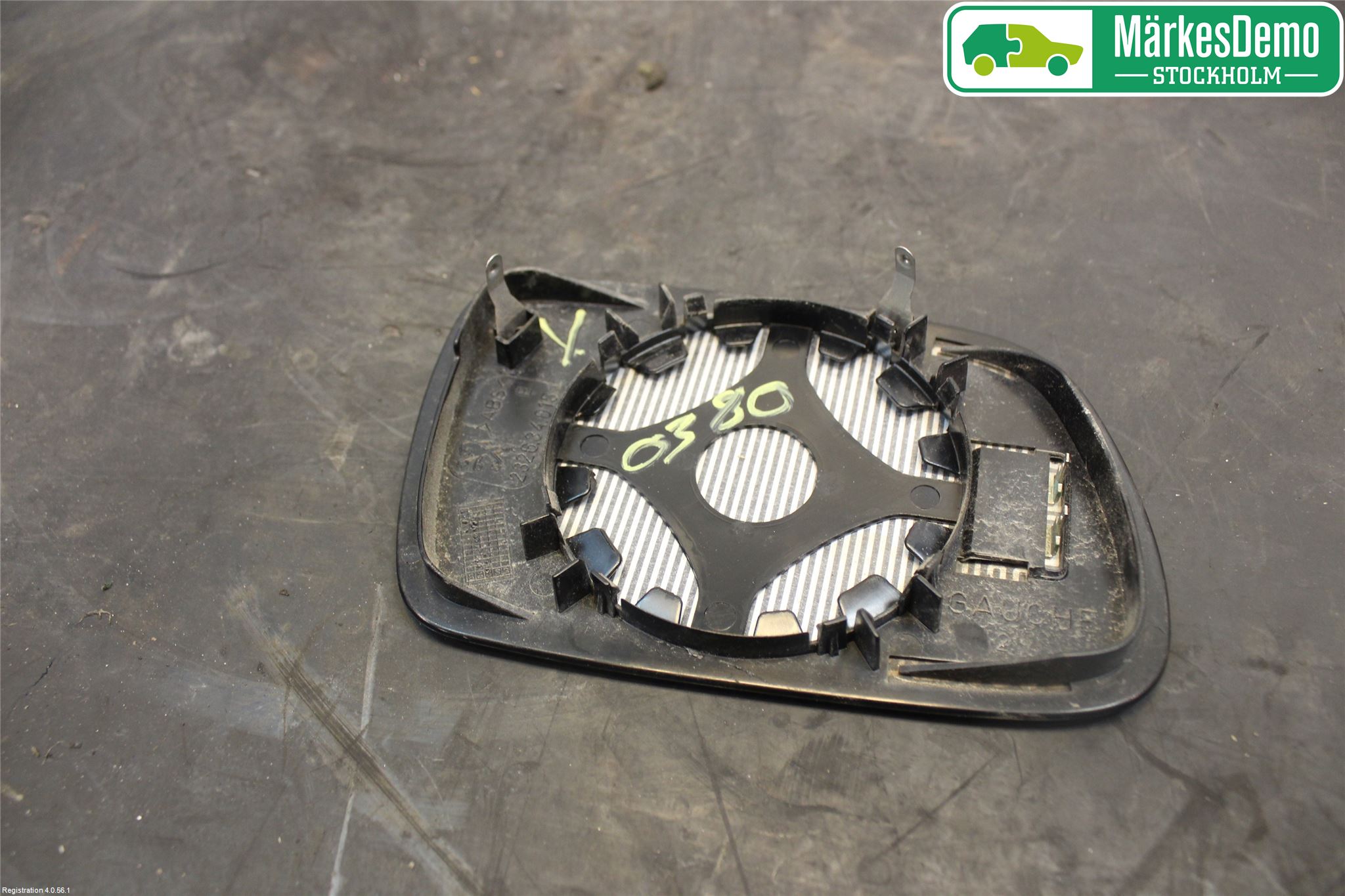 Peugeot 407 Spegelglas Vä