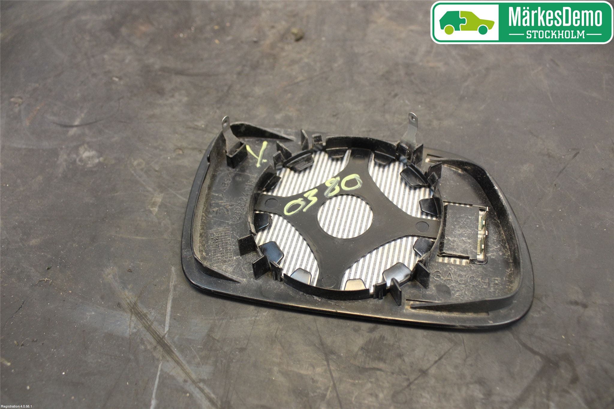 Peugeot 407 Spegelglas Vä