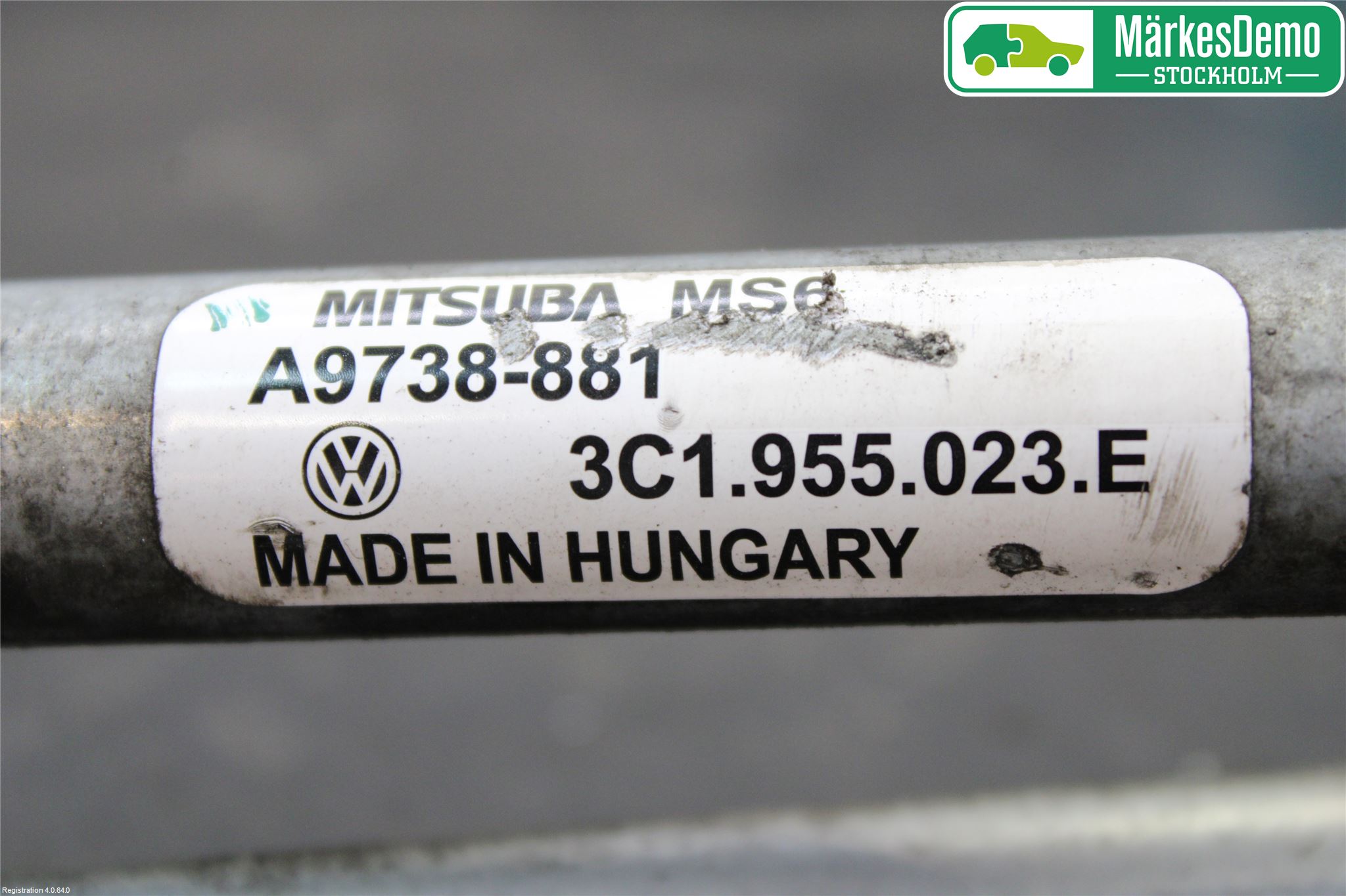 Volkswagen VW PASSAT 05-11 Torkarmekanism Vindruta