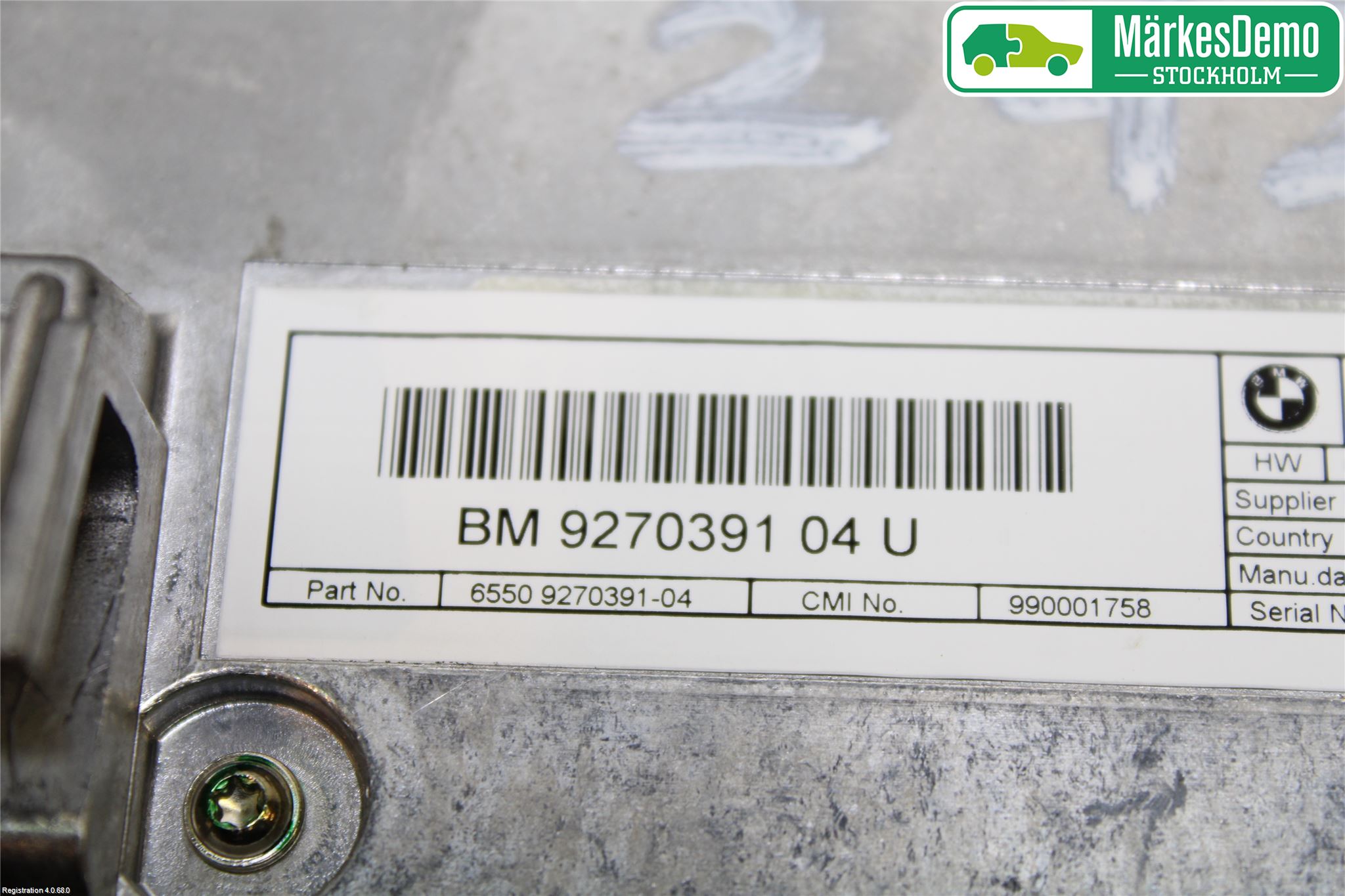 BMW 1 F20/F21 11-19 Multifunktionsdisplay