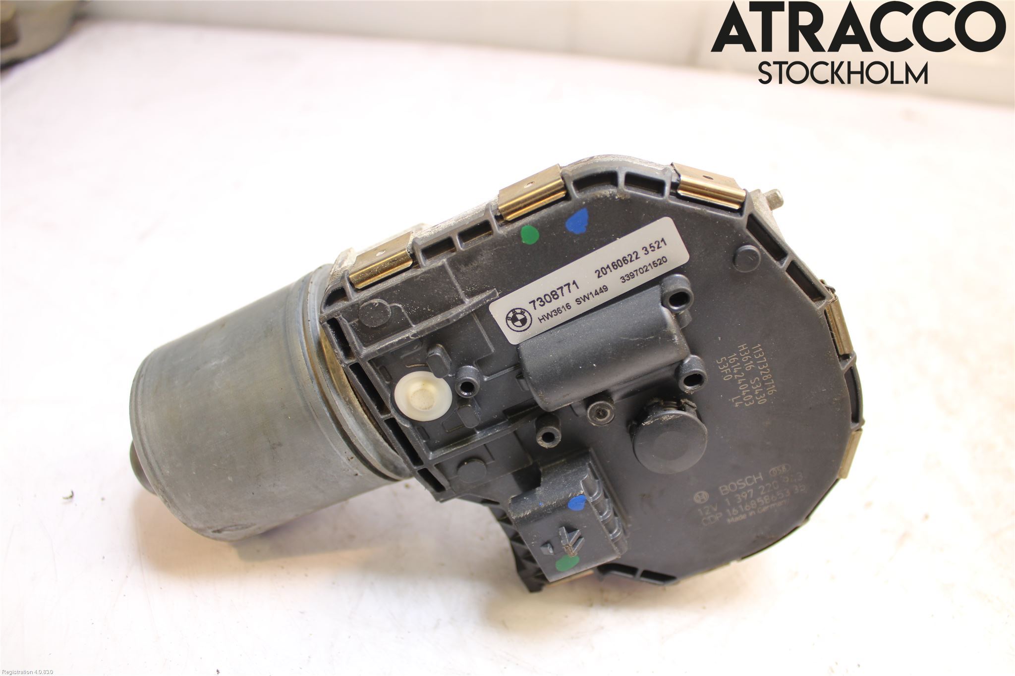 BMW 5 F10/F11/F18 09-17 Torkarmotor Vindruta