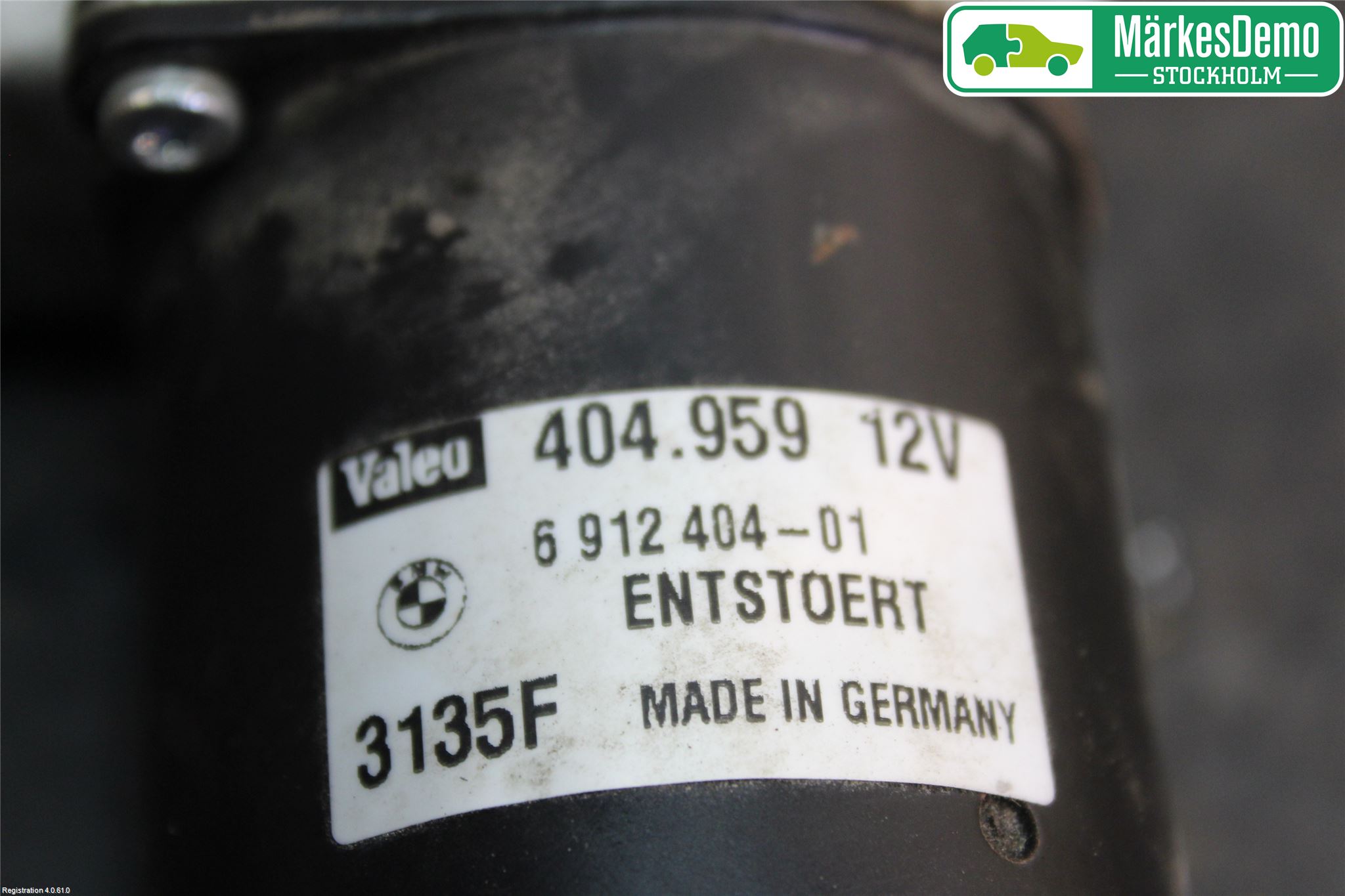 BMW 3 E90/91 SED/TOU 05-12 Torkarmotor Vindruta