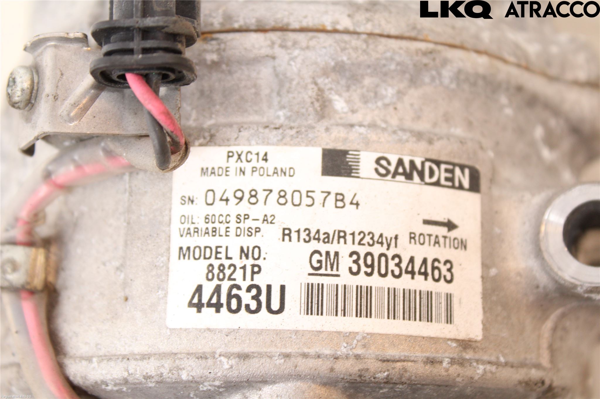 Opel ASTRA K 16-22 Ac Kompressor