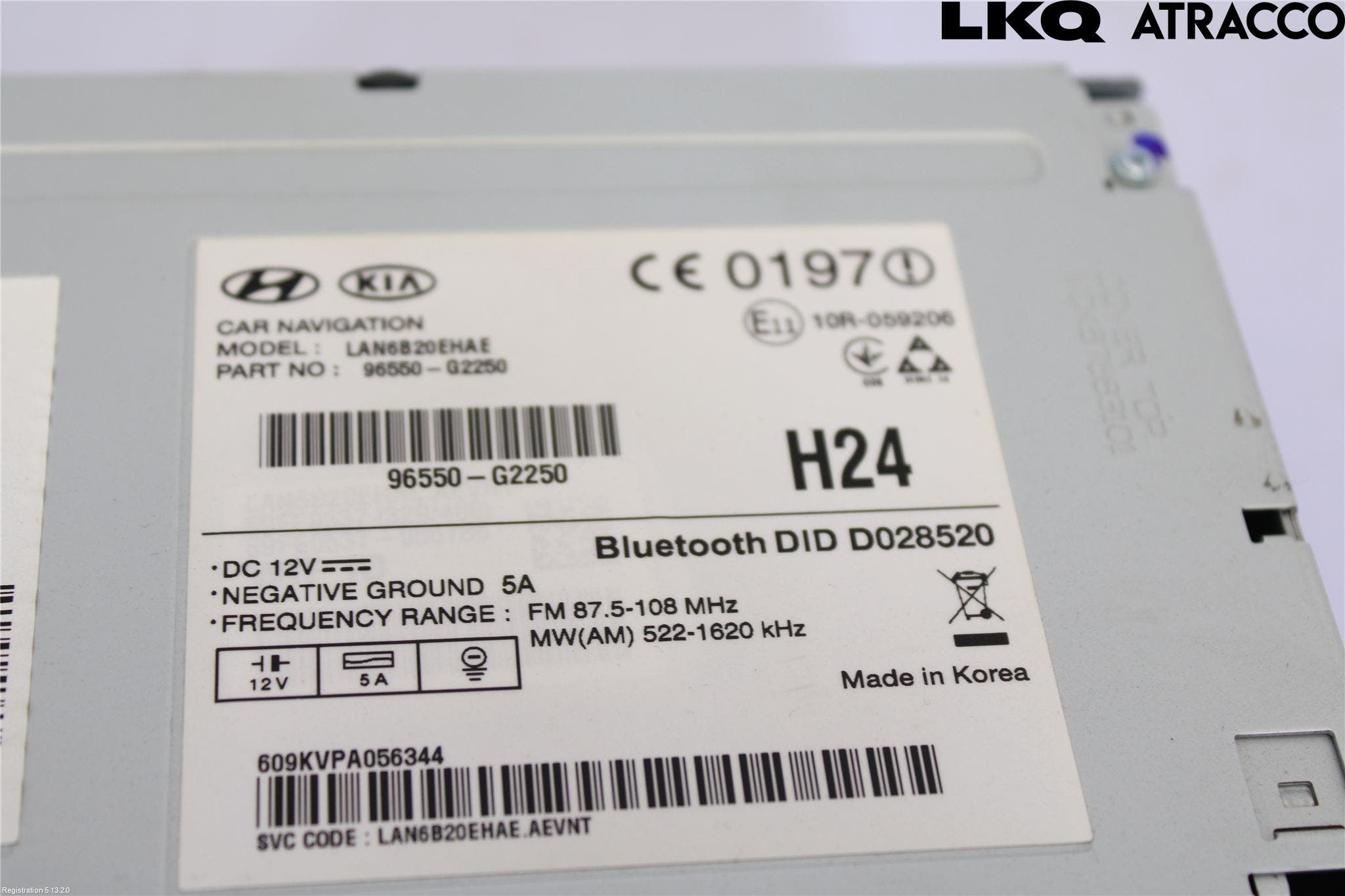 Hyundai IONIQ AE 17-22 Cd Radio - Multimediapanel