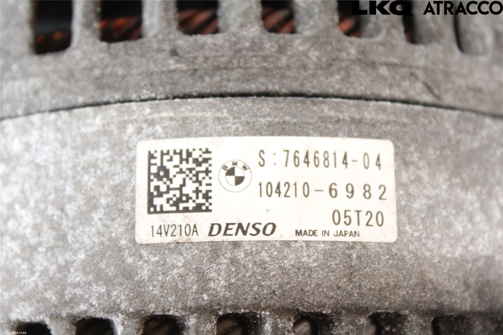 BMW 5 F10/F11/F18 09-17 Generator