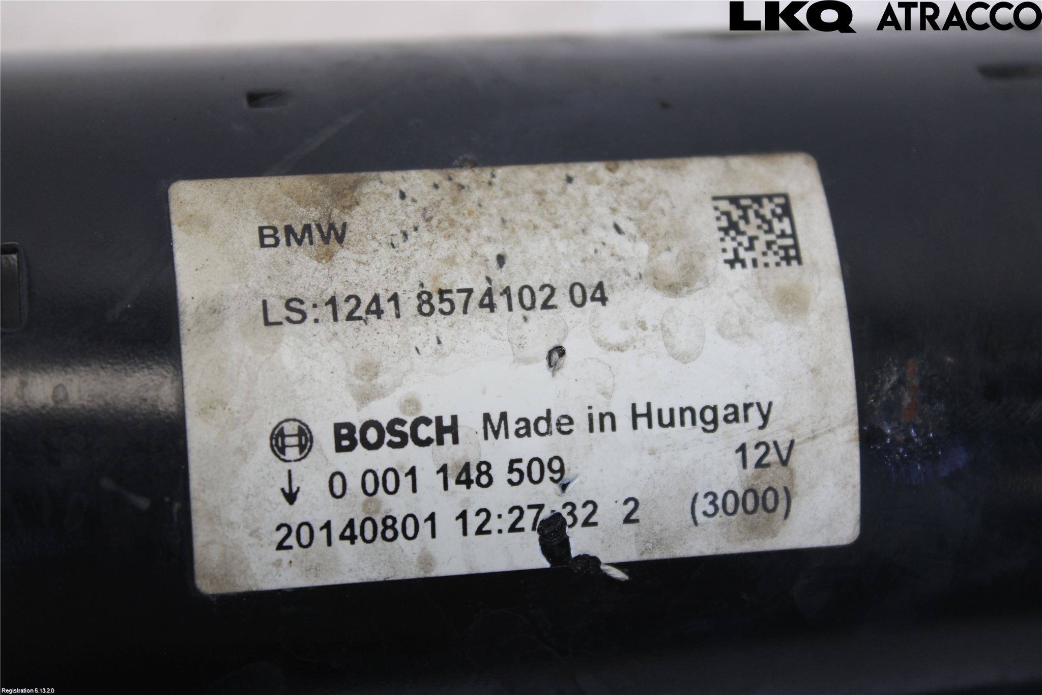 BMW 3 F30/F31/F80 12-19 Startmotor Diesel