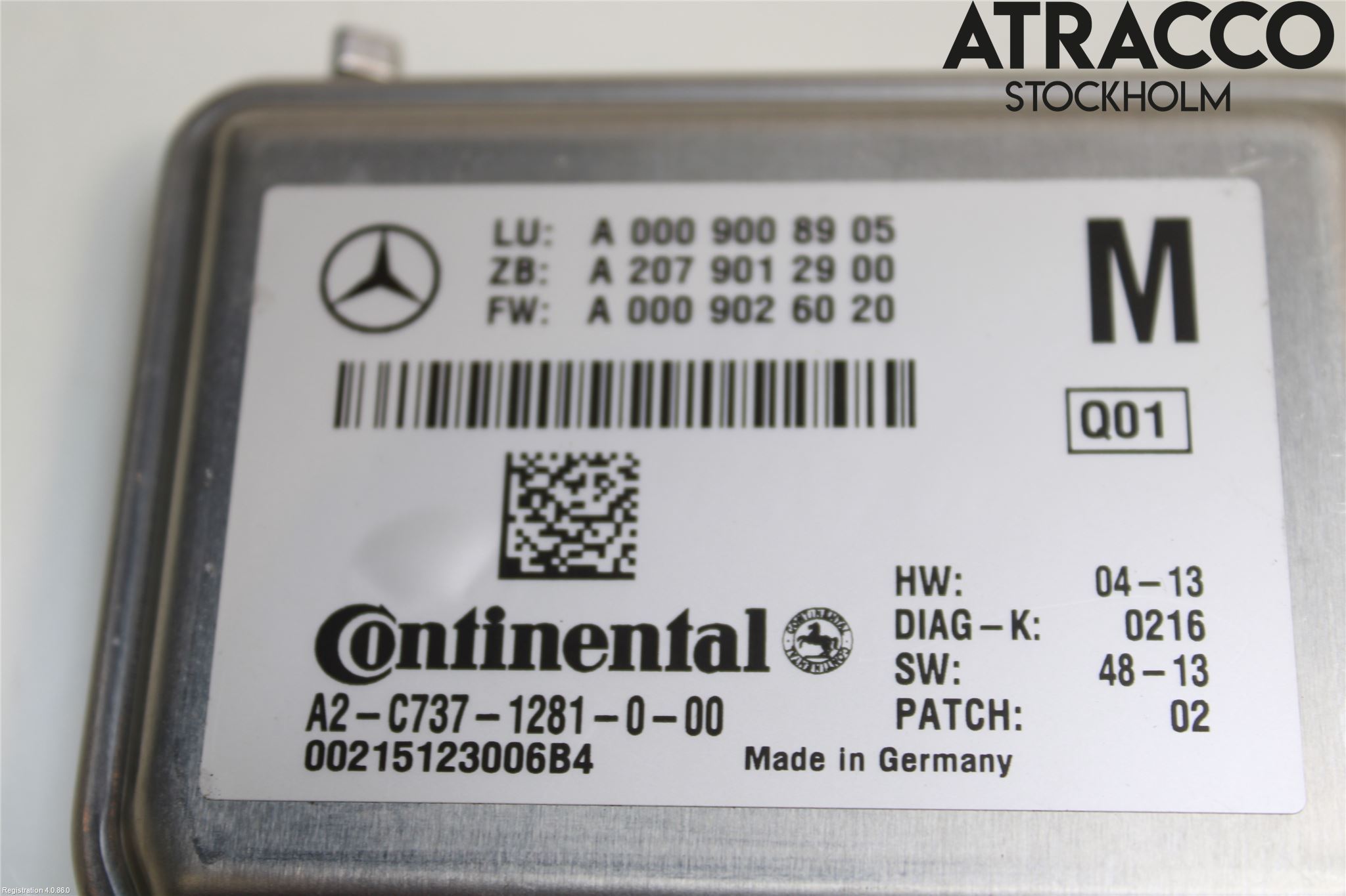 Mercedes-Benz MB E-KLASS (W212) 09-16 Sensor Aktivt Kollisionsskydd