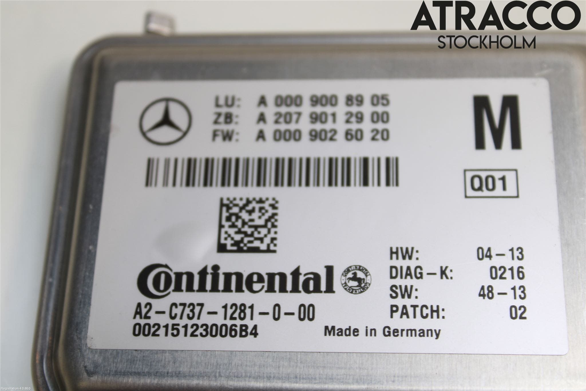 Mercedes-Benz MB E-KLASS (W212) 09-16 Sensor Aktivt Kollisionsskydd