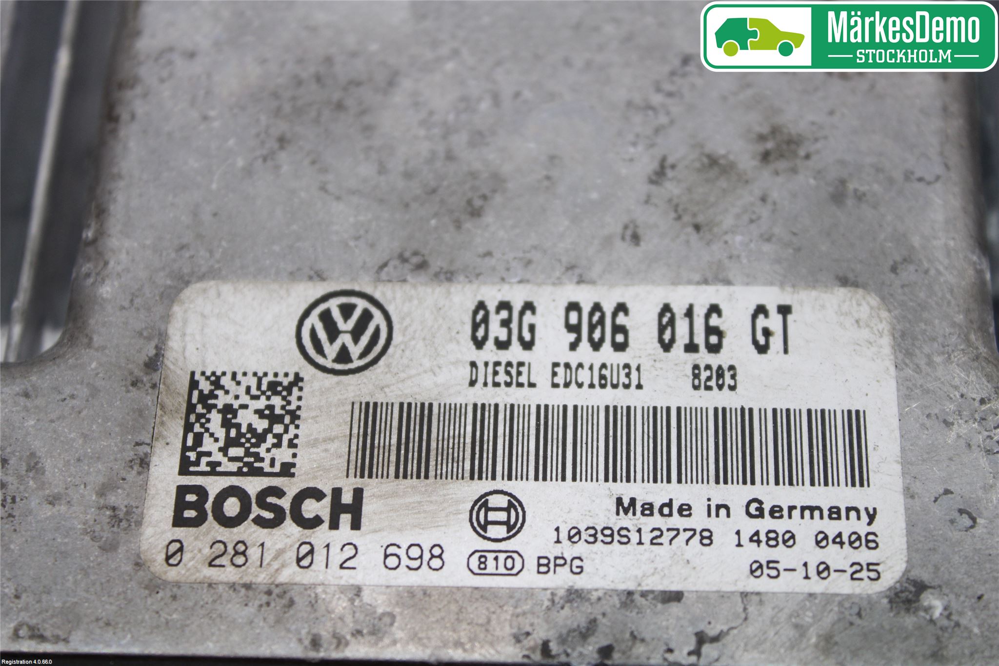 Skoda SUPERB 01-08 Styrenhet Insprut Bensin