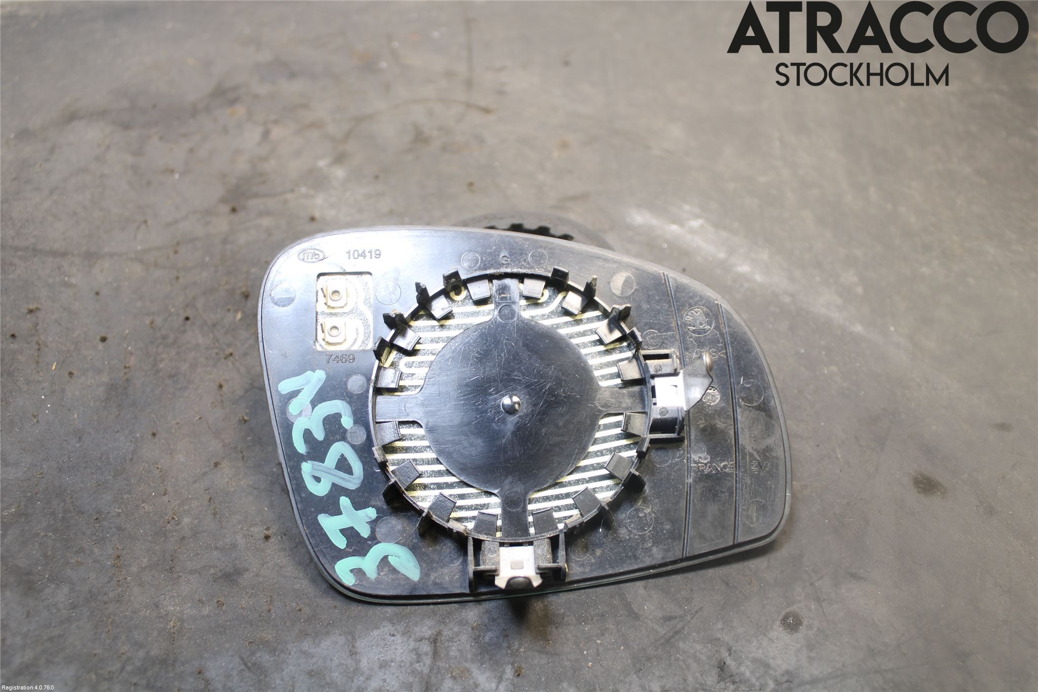 Skoda ROOMSTER Spegelglas Vä