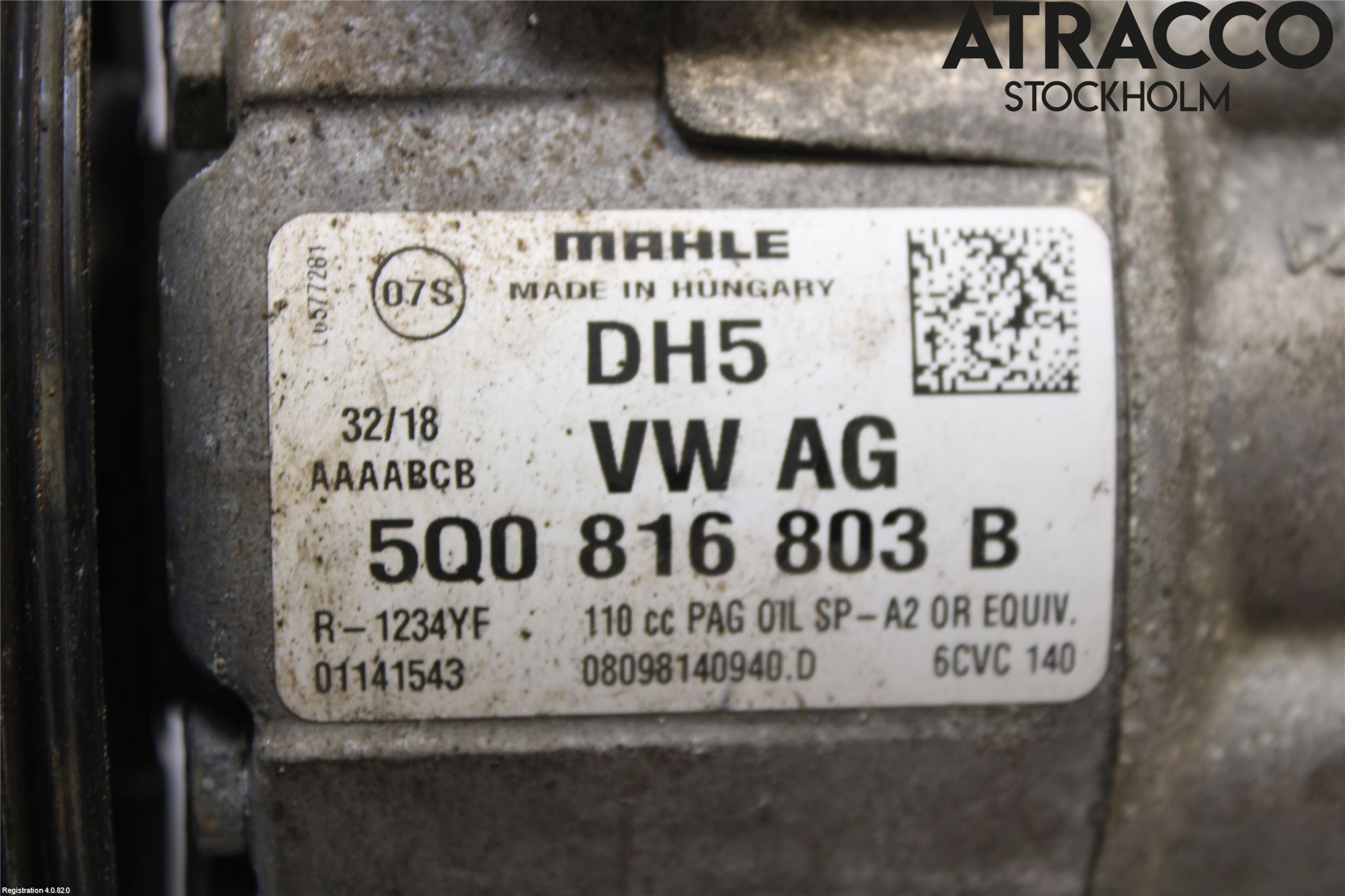 Volkswagen VW GOLF / E-GOLF VII 13-20 Ac Kompressor