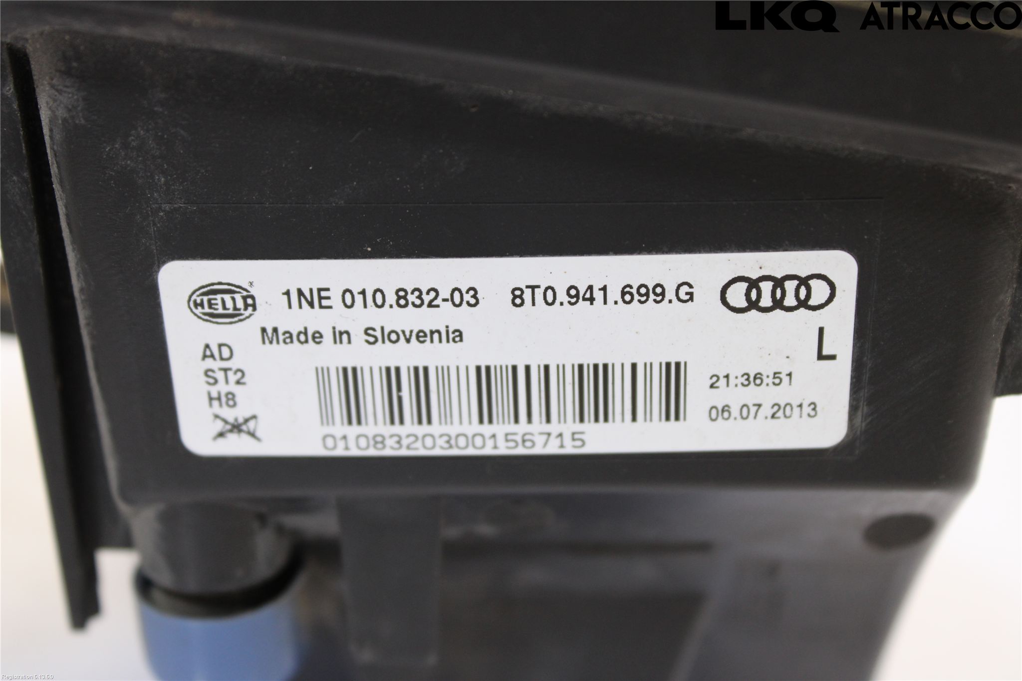 Audi A5 07-16 Dimljus-Varselljus Fram