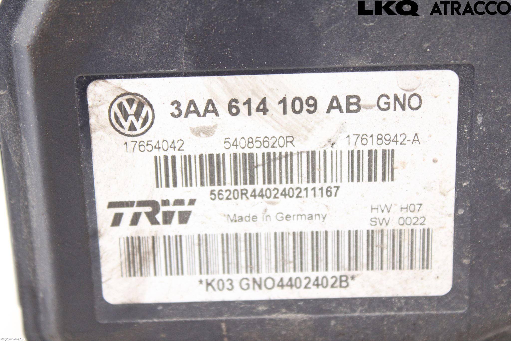 Volkswagen VW PASSAT 11-14 Abs Hydraulaggregat