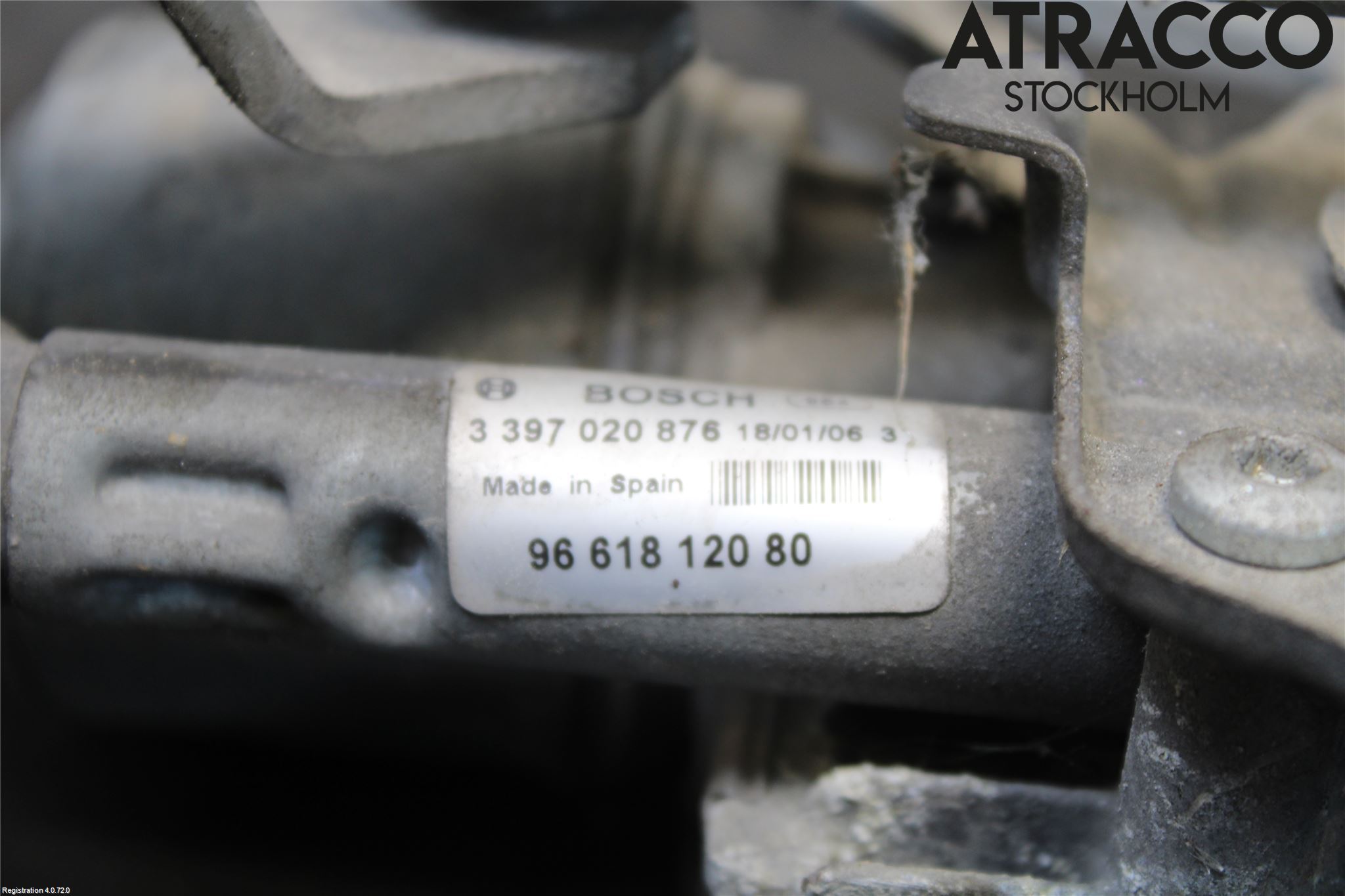 Peugeot 407 Torkarmotor Vindruta