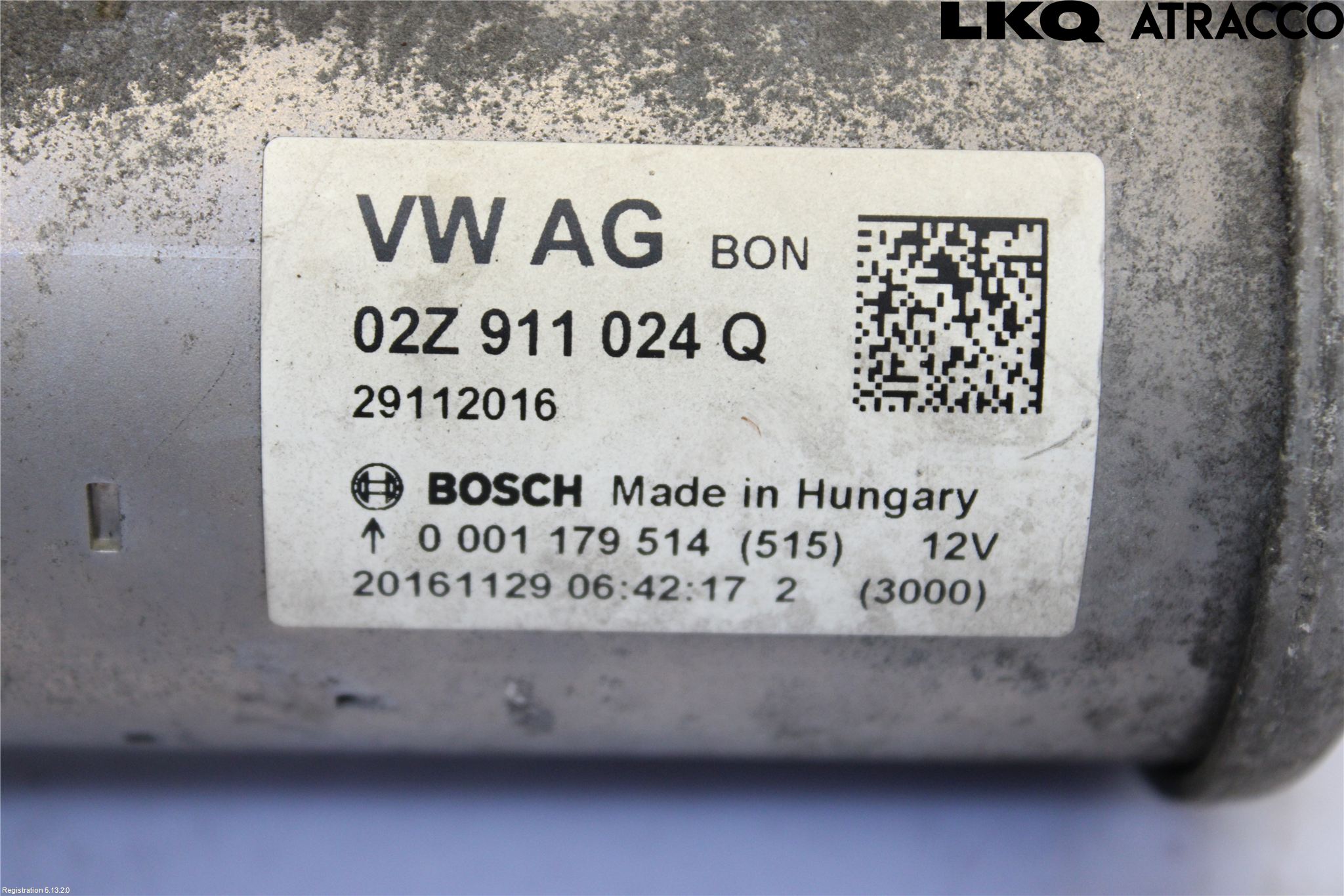 Volkswagen VW GOLF / E-GOLF VII 13-20 Startmotor