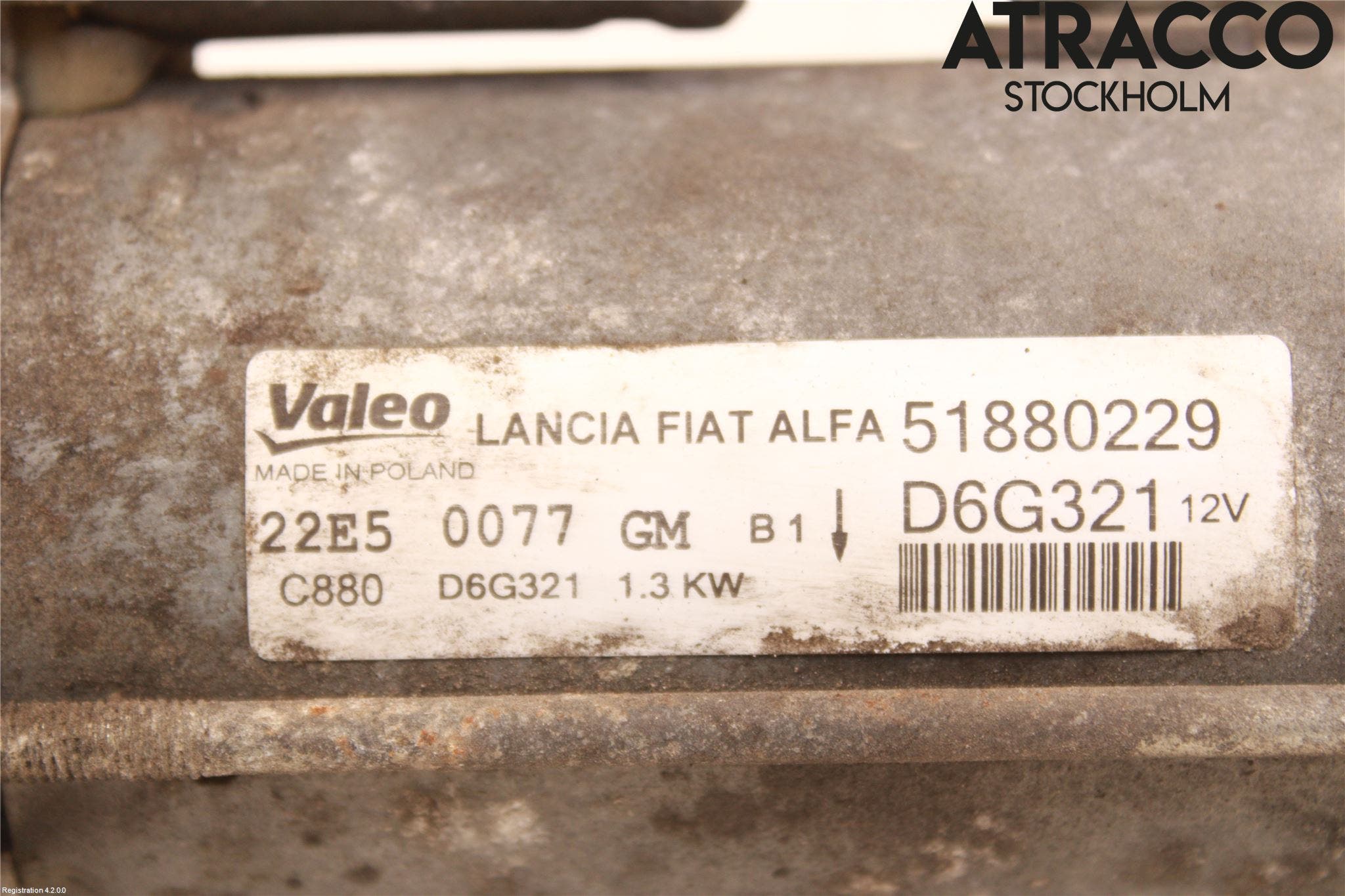 Fiat DOBLO CARGO Startmotor Diesel