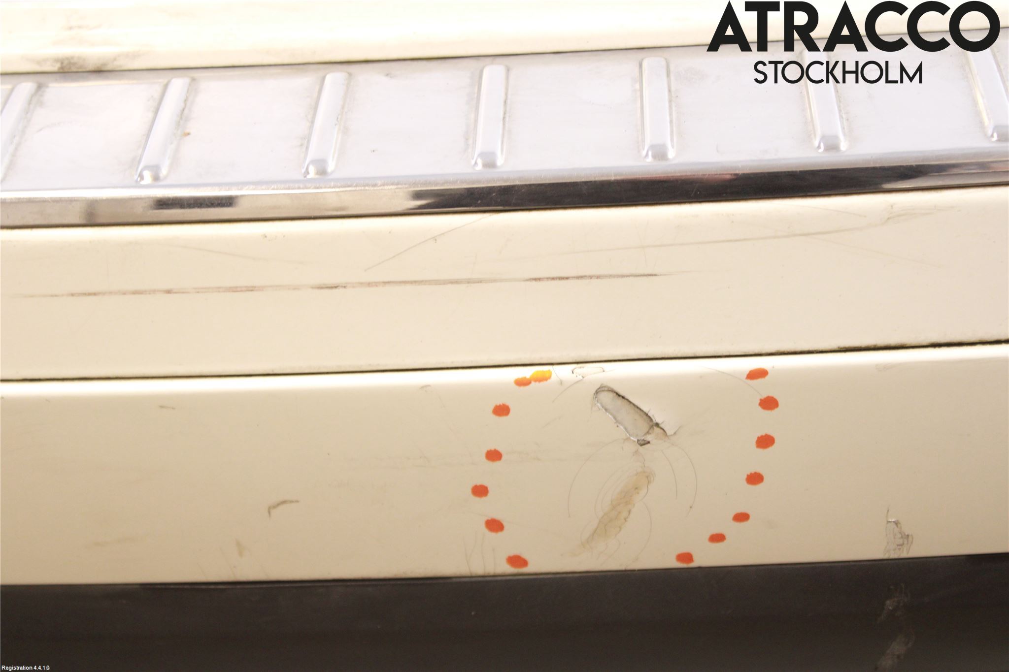 Volkswagen VW TOUAREG 7L 03-10 Stötfångarbeklädnad Bak