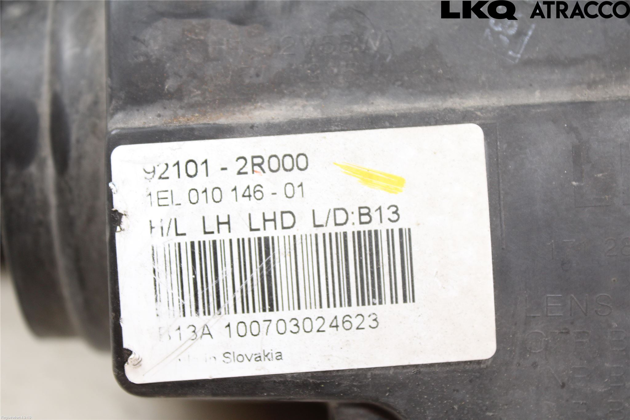Hyundai i30 FD 07-12 Strålkastare Vänster