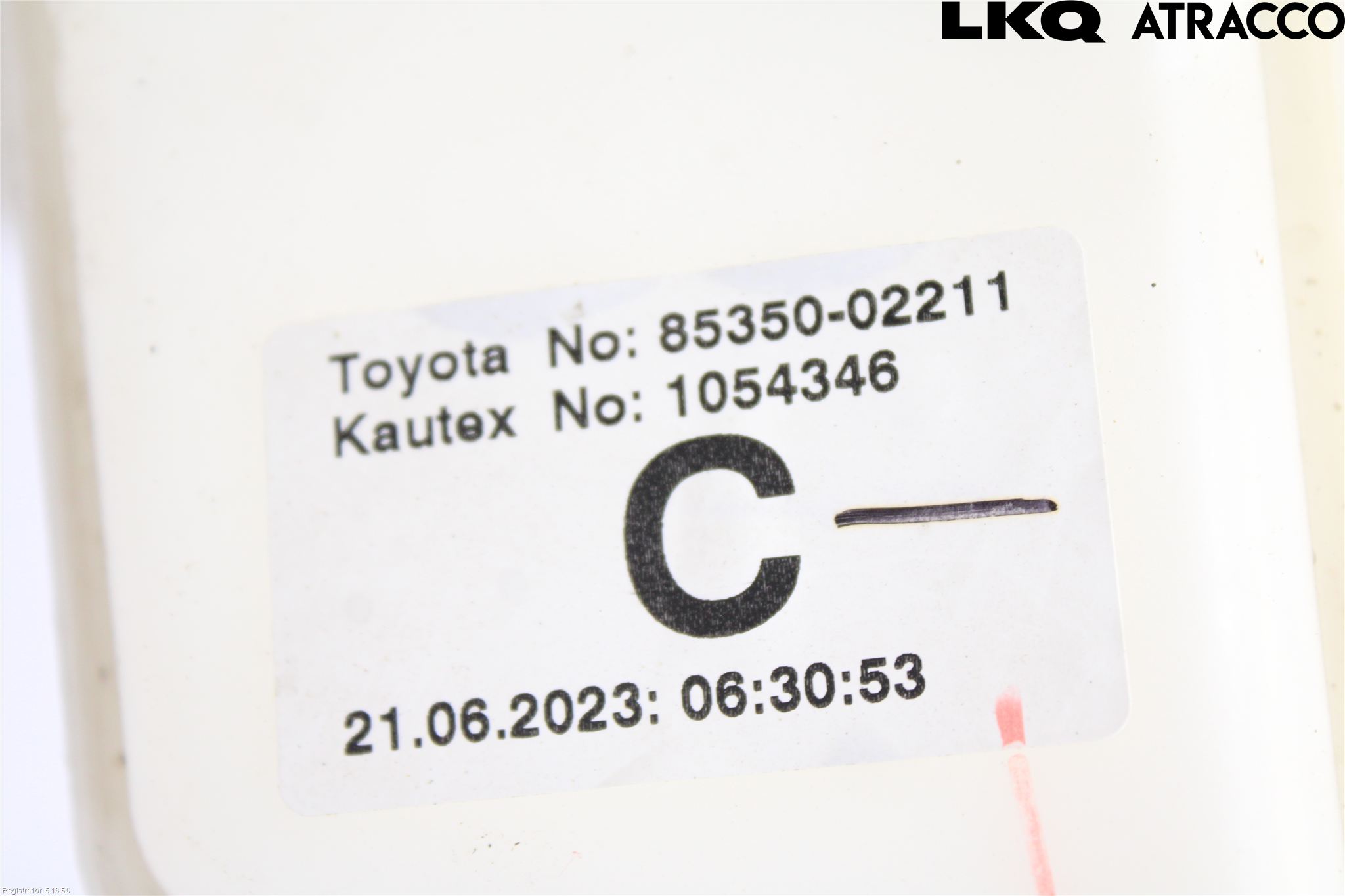 Toyota COROLLA 19- Spolartank Vindruta-Strål