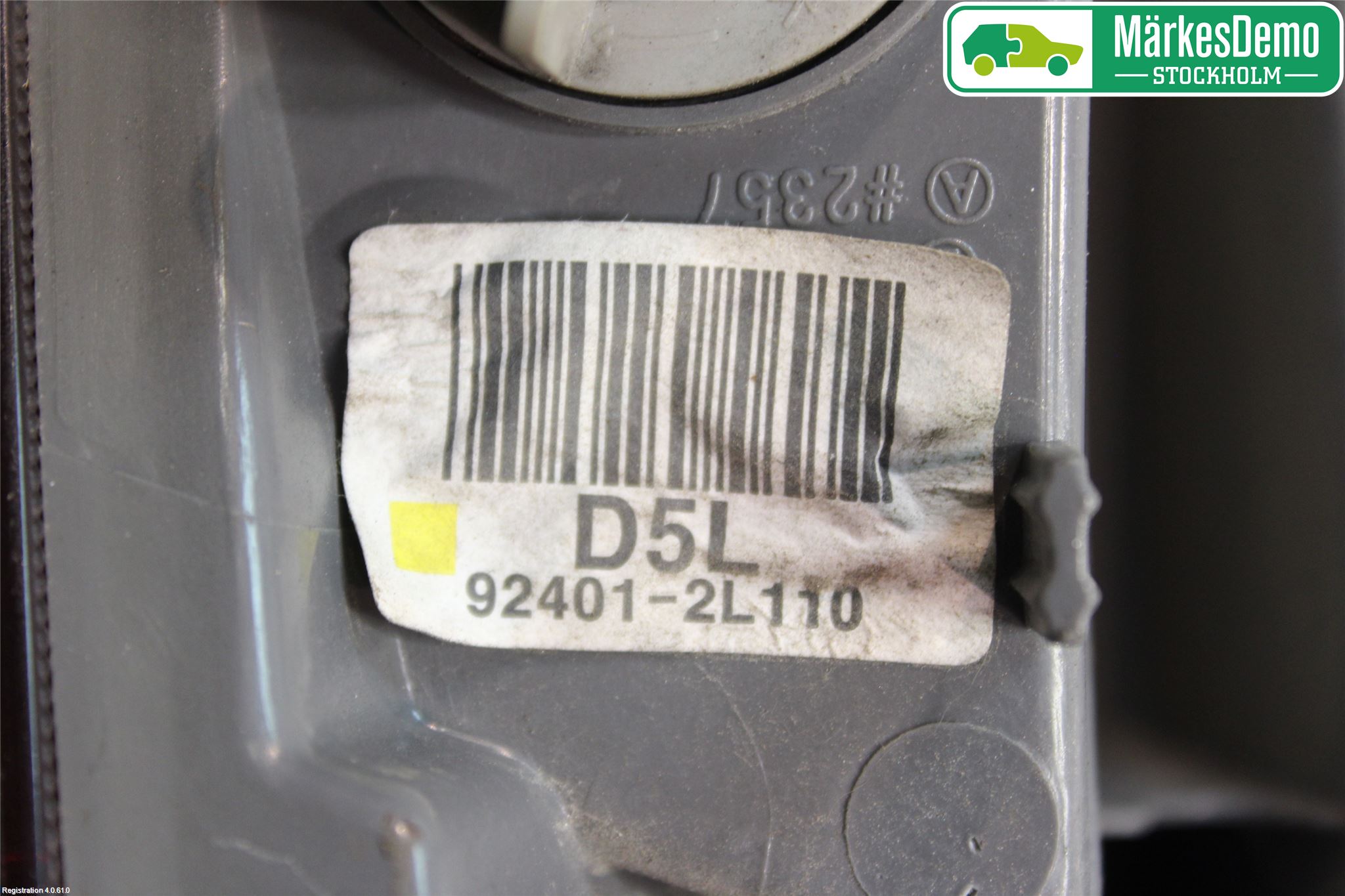 Hyundai i30 FD 07-12 Bakljus Vänster