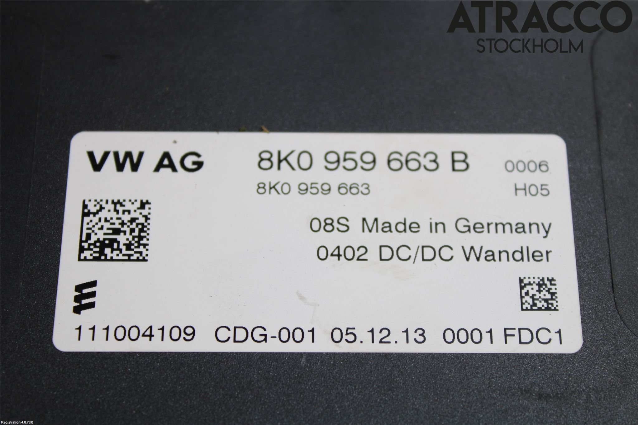 Audi Q5 09-16 Styrenhet Övrigt