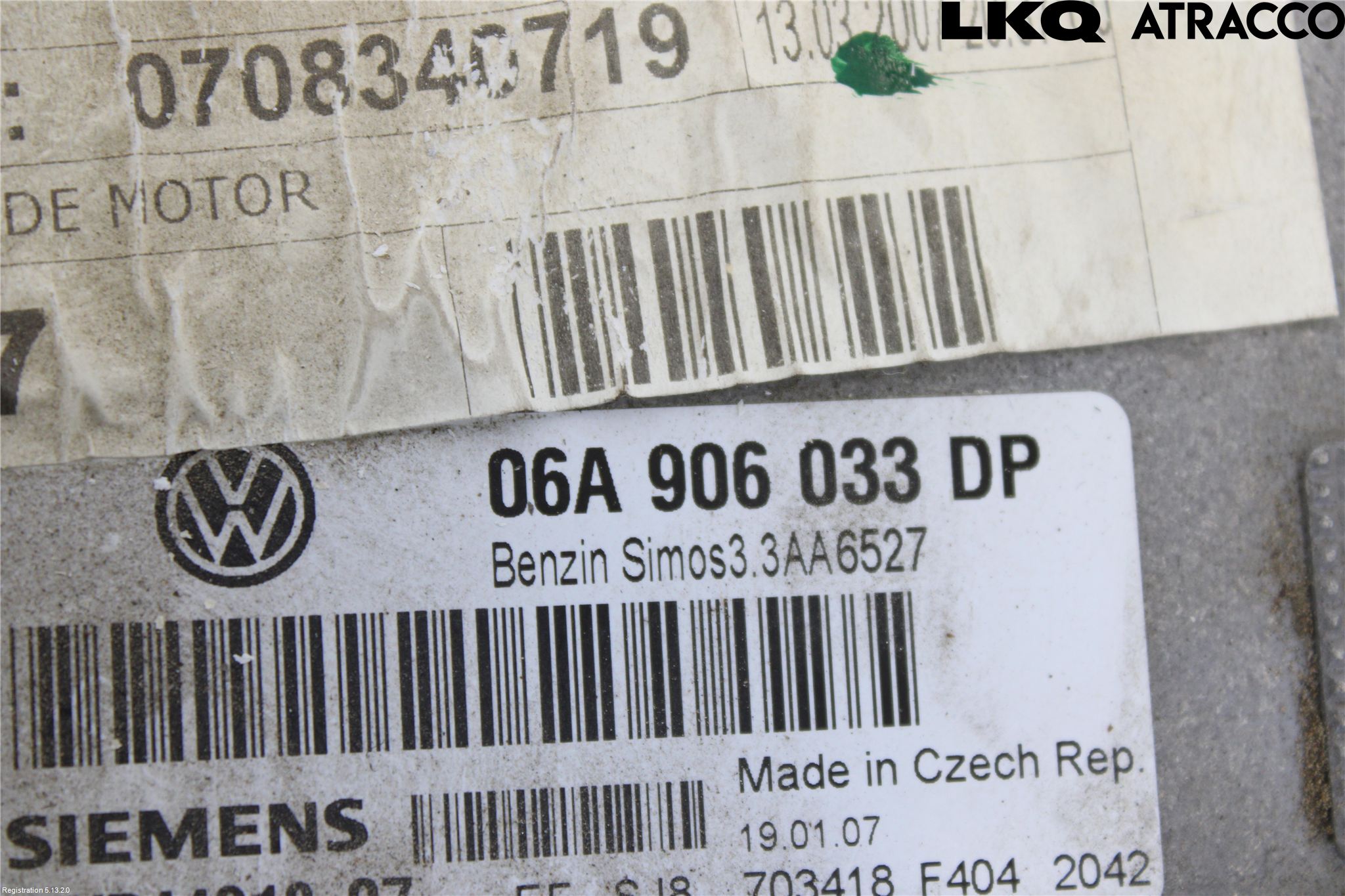 Volkswagen VW BEETLE 98-10 Styrenhet Insprut Bensin