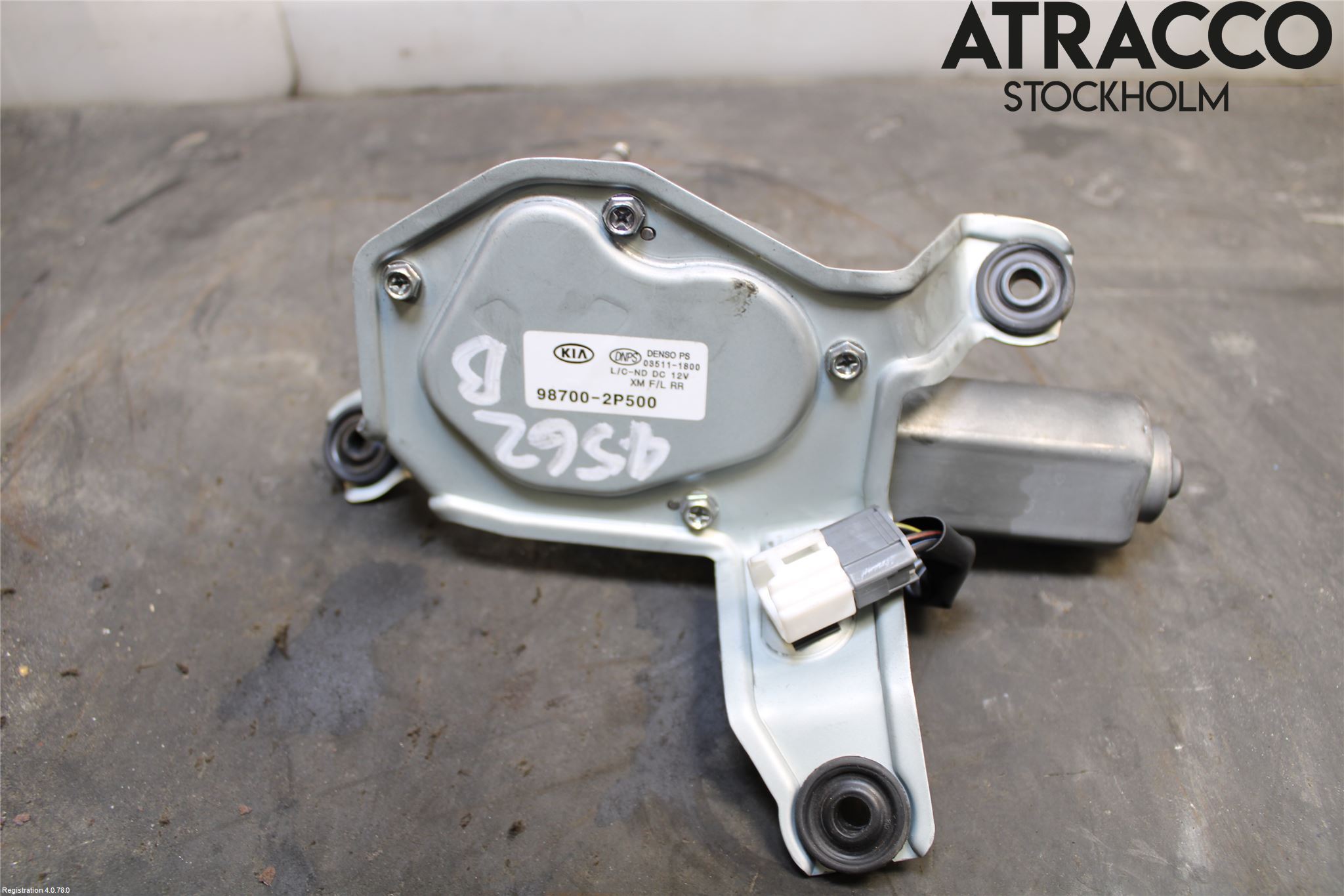 Kia SORENTO 10-14 Torkarmotor Baklucka