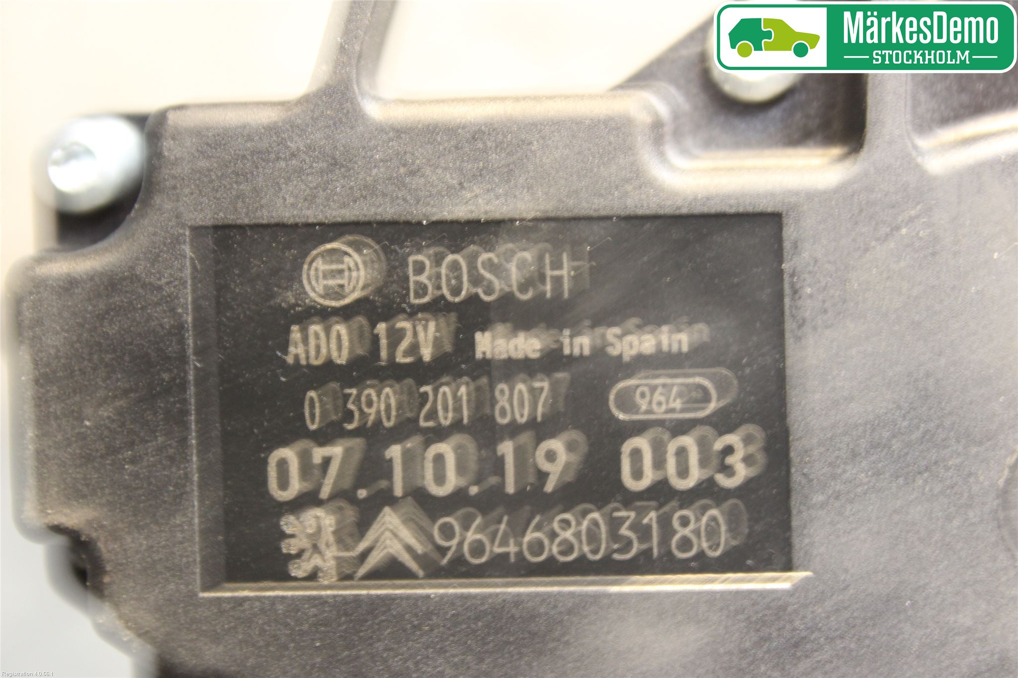 Citroen C4 I   05-10 Torkarmotor Baklucka