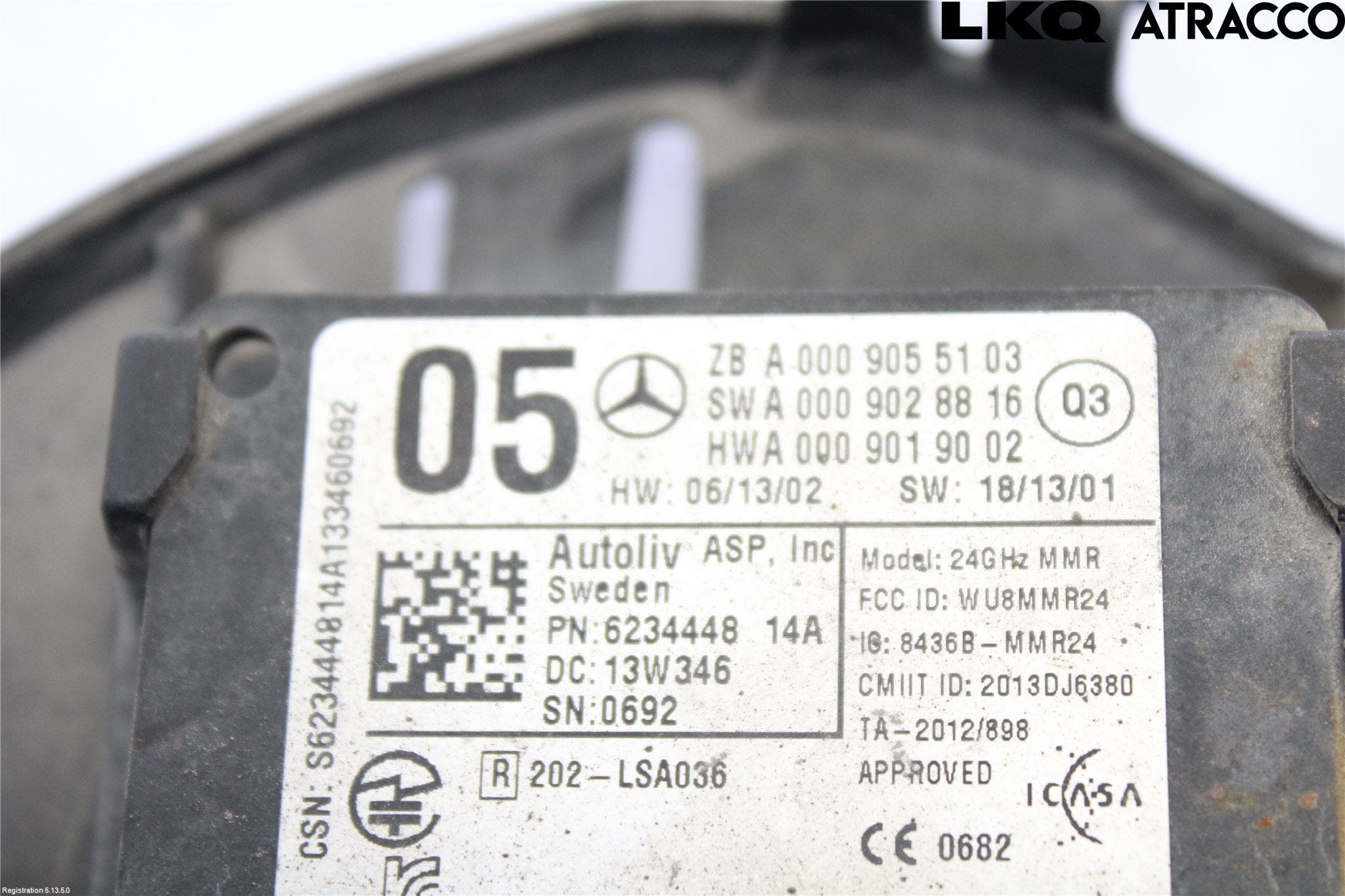 Mercedes-Benz MB A-KLASS (W176) 13-18 Sensor Adaptiv Farthållare