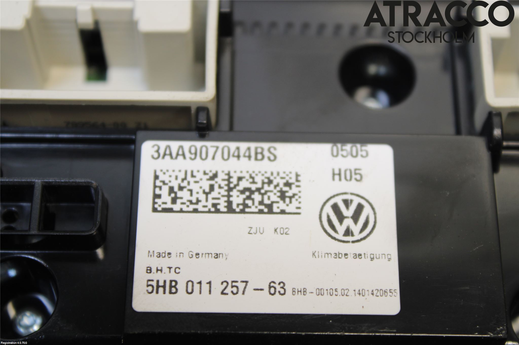 Volkswagen VW PASSAT 11-14 Ac Styrenhet Ac Manöveren