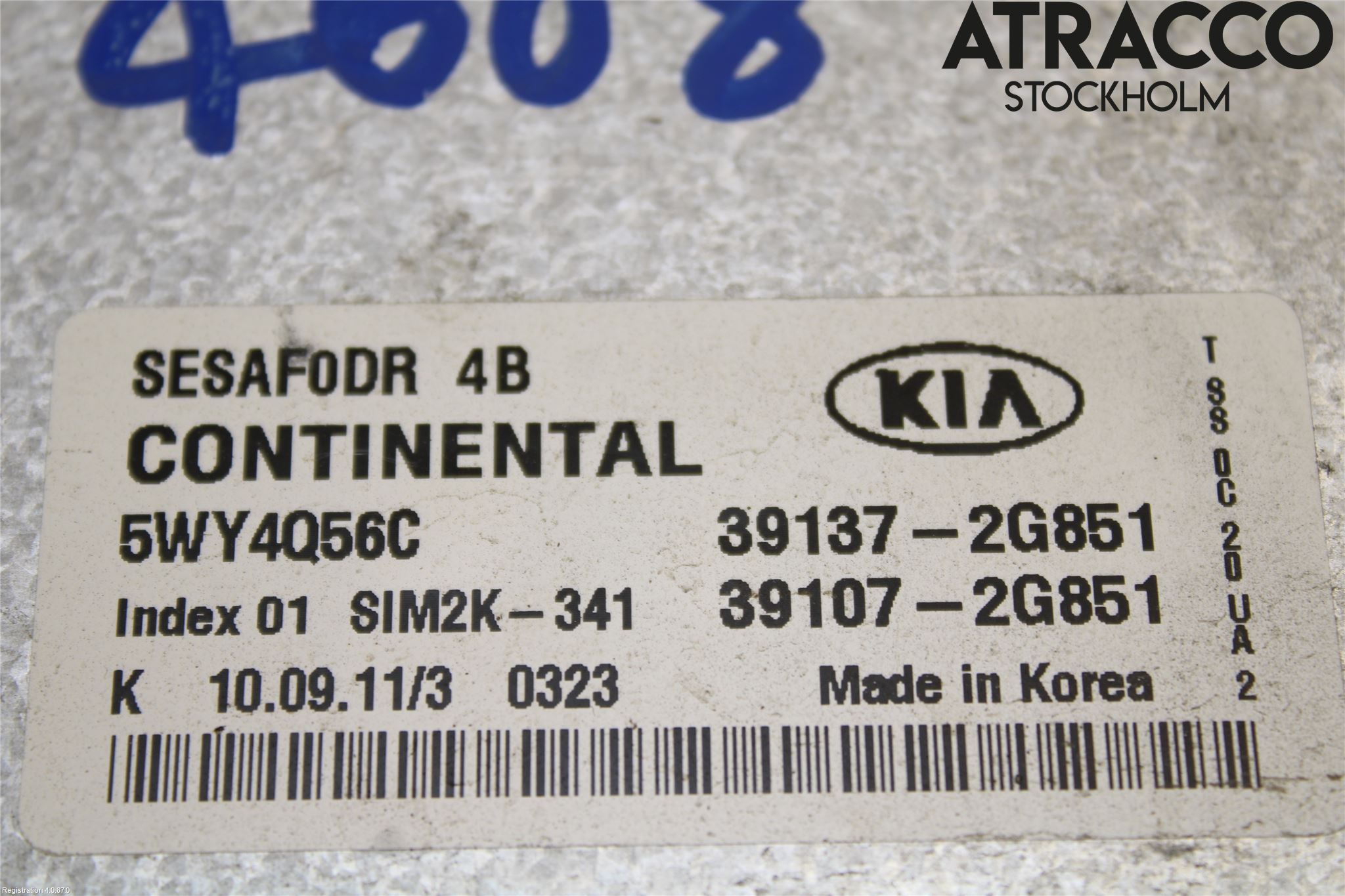 Kia SPORTAGE (SL) 11-15 Styrenhet Insprut Bensin