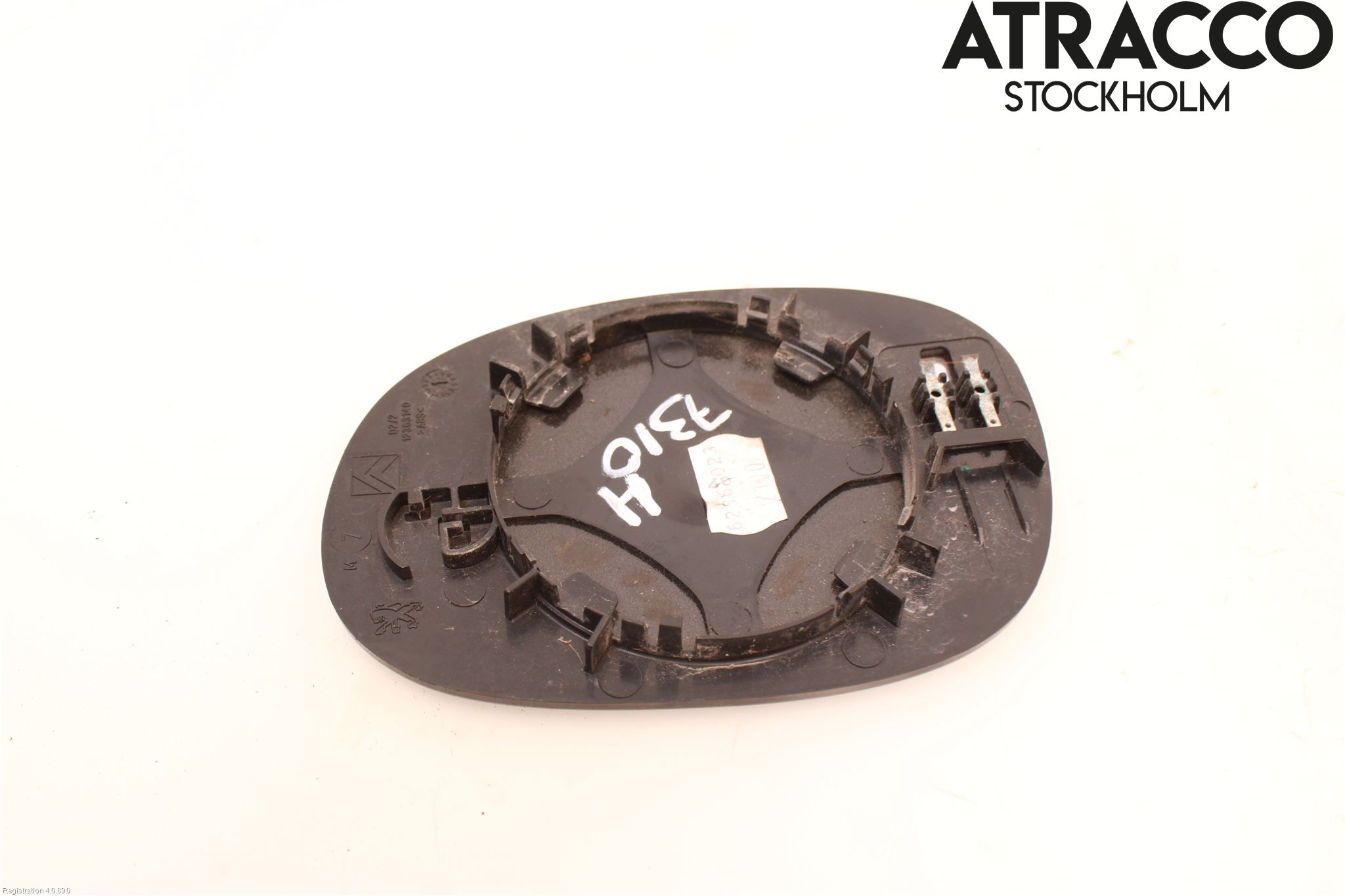 Citroen C3 05-10 Spegelglas Hö