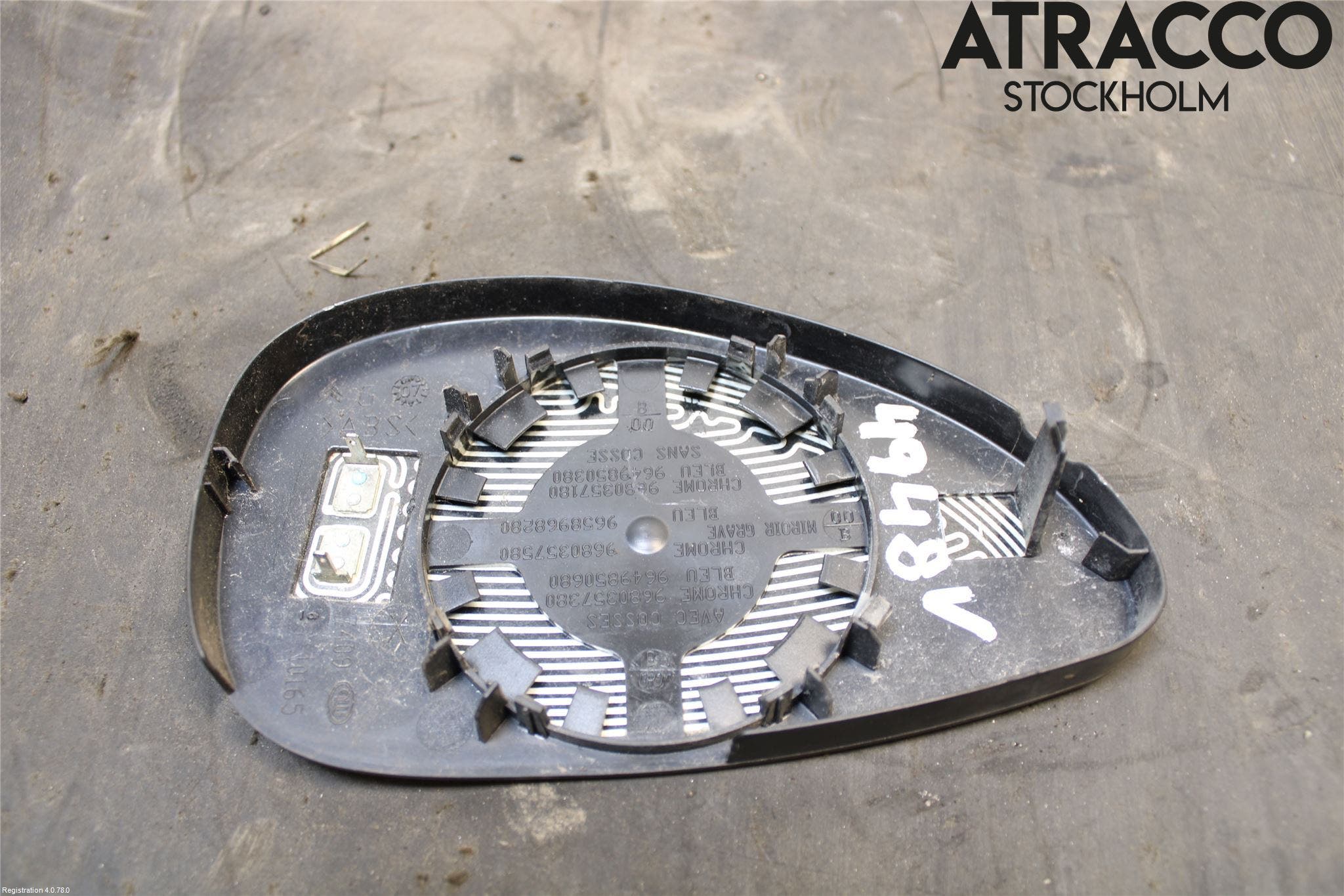 Citroen C4 I 05-10 Spegelglas Vä